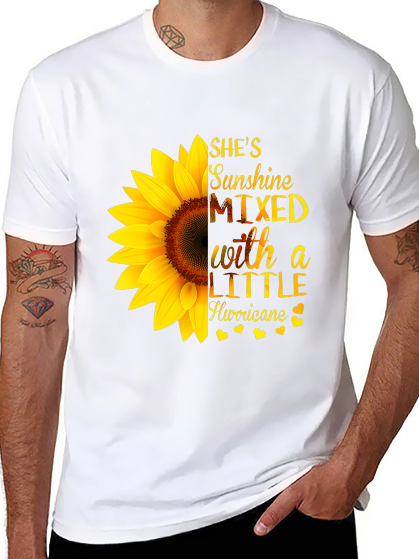 Shes Sunshine Sunflower Graphic Tee