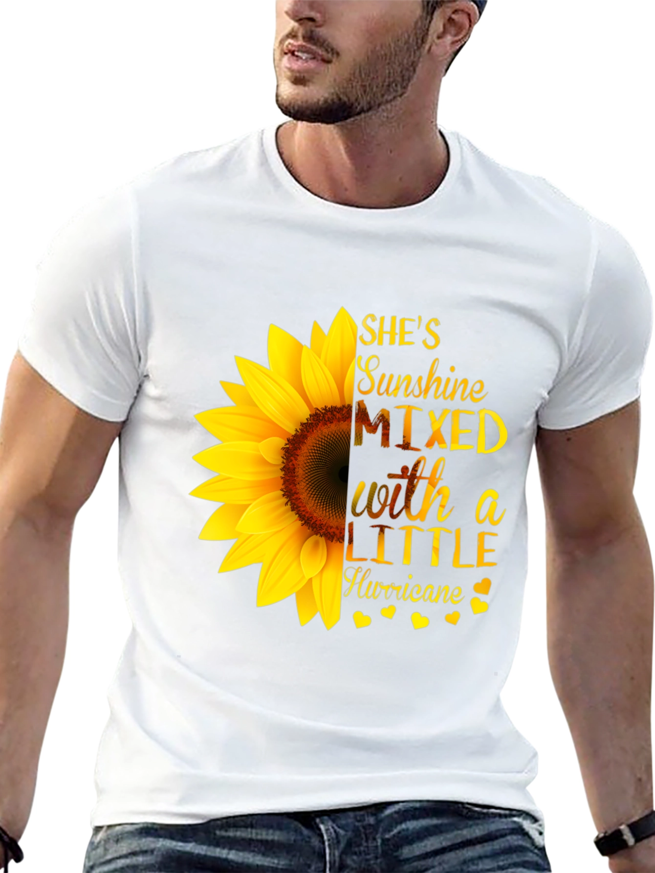Shes Sunshine Sunflower Graphic Tee