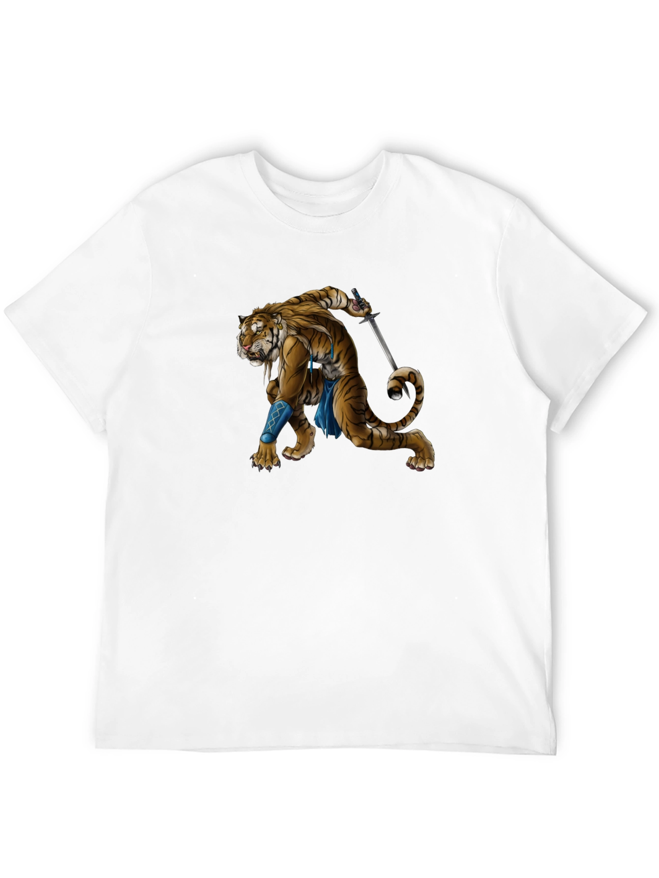 Warrior Tiger Graphic T-Shirt