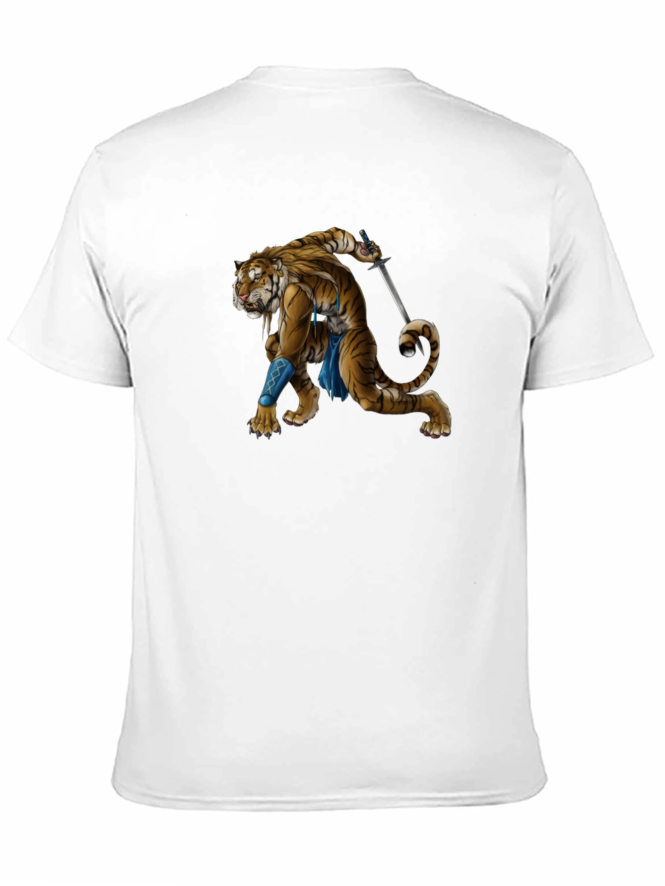 Warrior Tiger Graphic T-Shirt