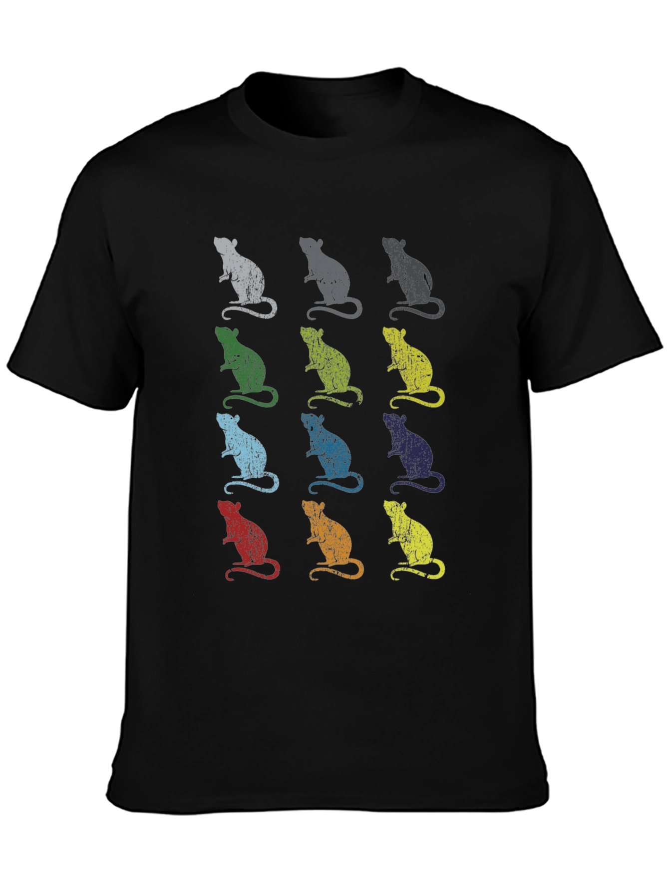 Rat Pop Art Print T-Shirt