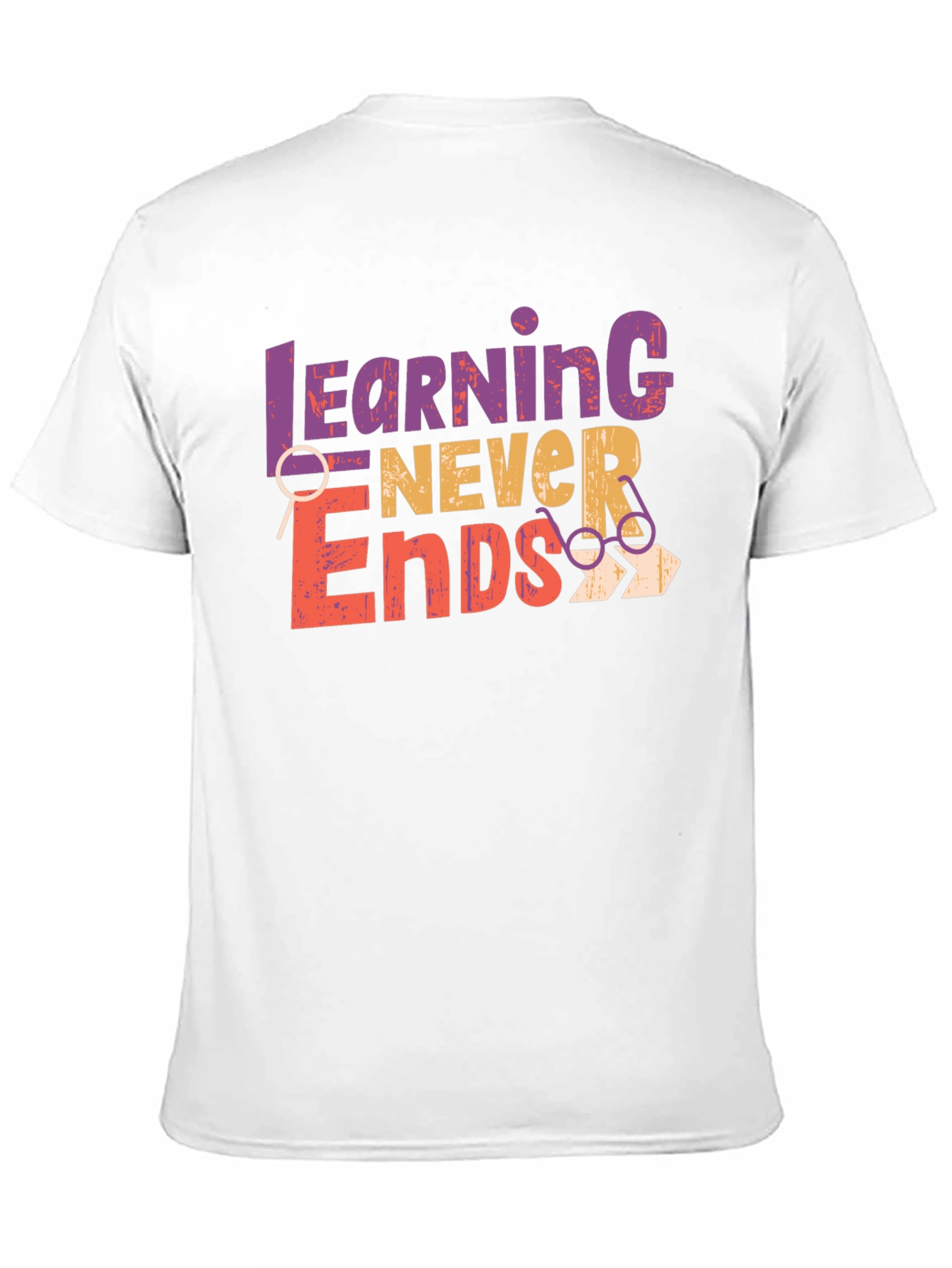 Learning Never Ends Graphic Tee