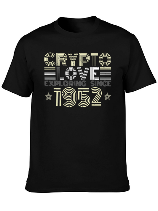 Crypto Love Since 1952 Black T-Shirt