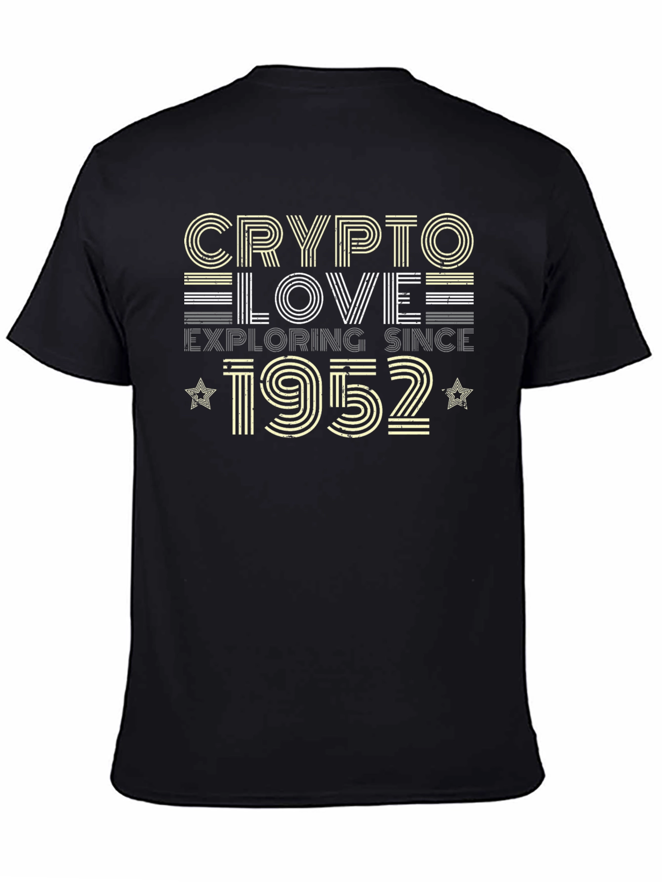 Crypto Love Since 1952 Black T-Shirt