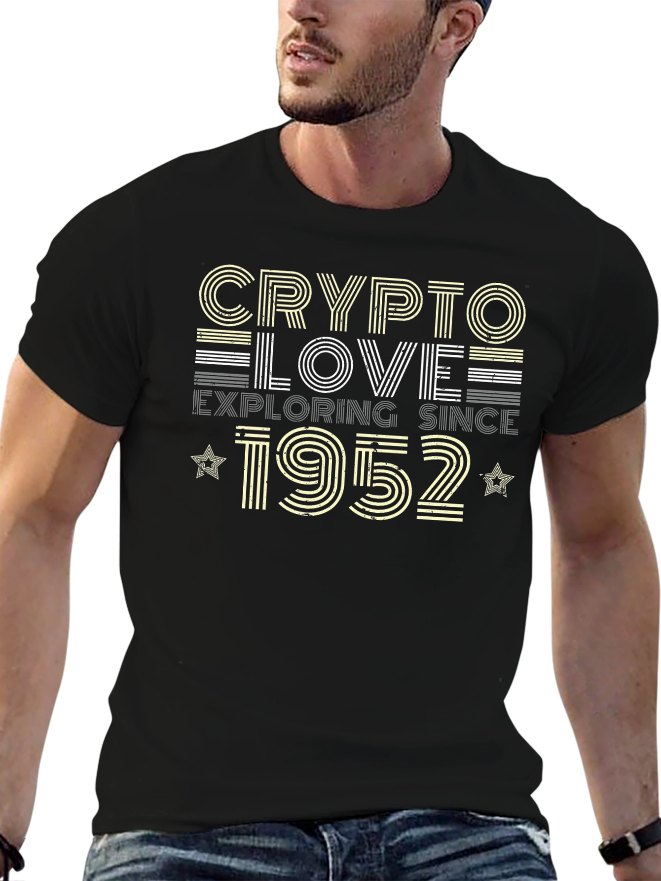 Crypto Love Since 1952 Black T-Shirt
