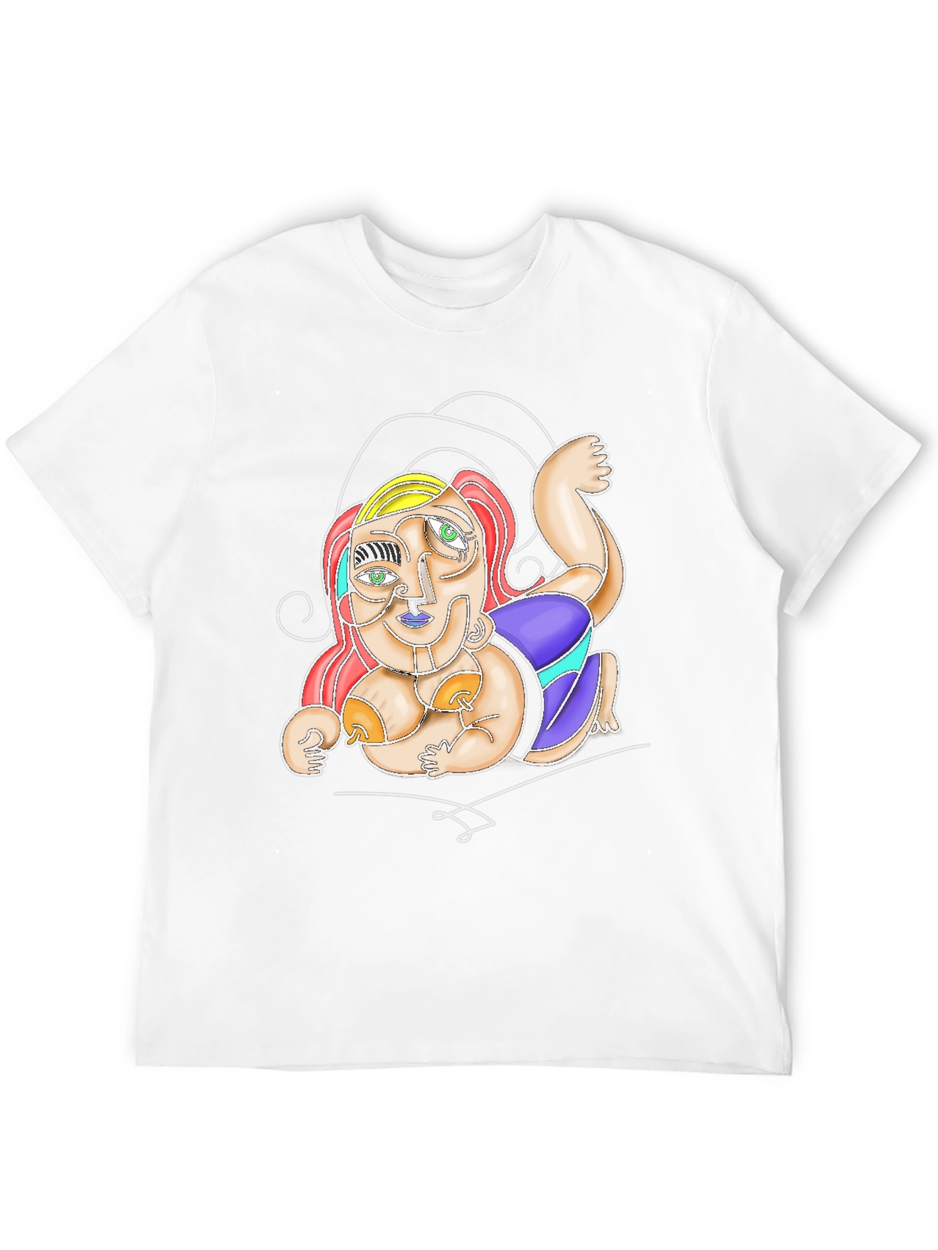Abstract Art T-Shirt - Unique Artistic Design