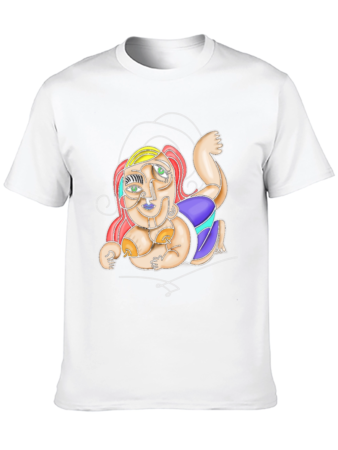 Abstract Art T-Shirt - Unique Artistic Design