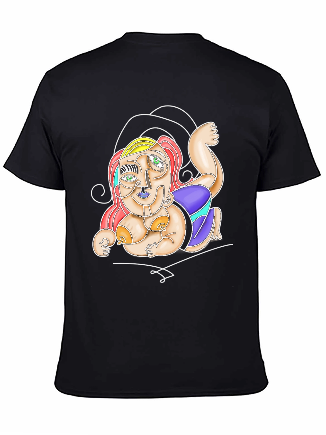 Abstract Art T-Shirt - Unique Artistic Design