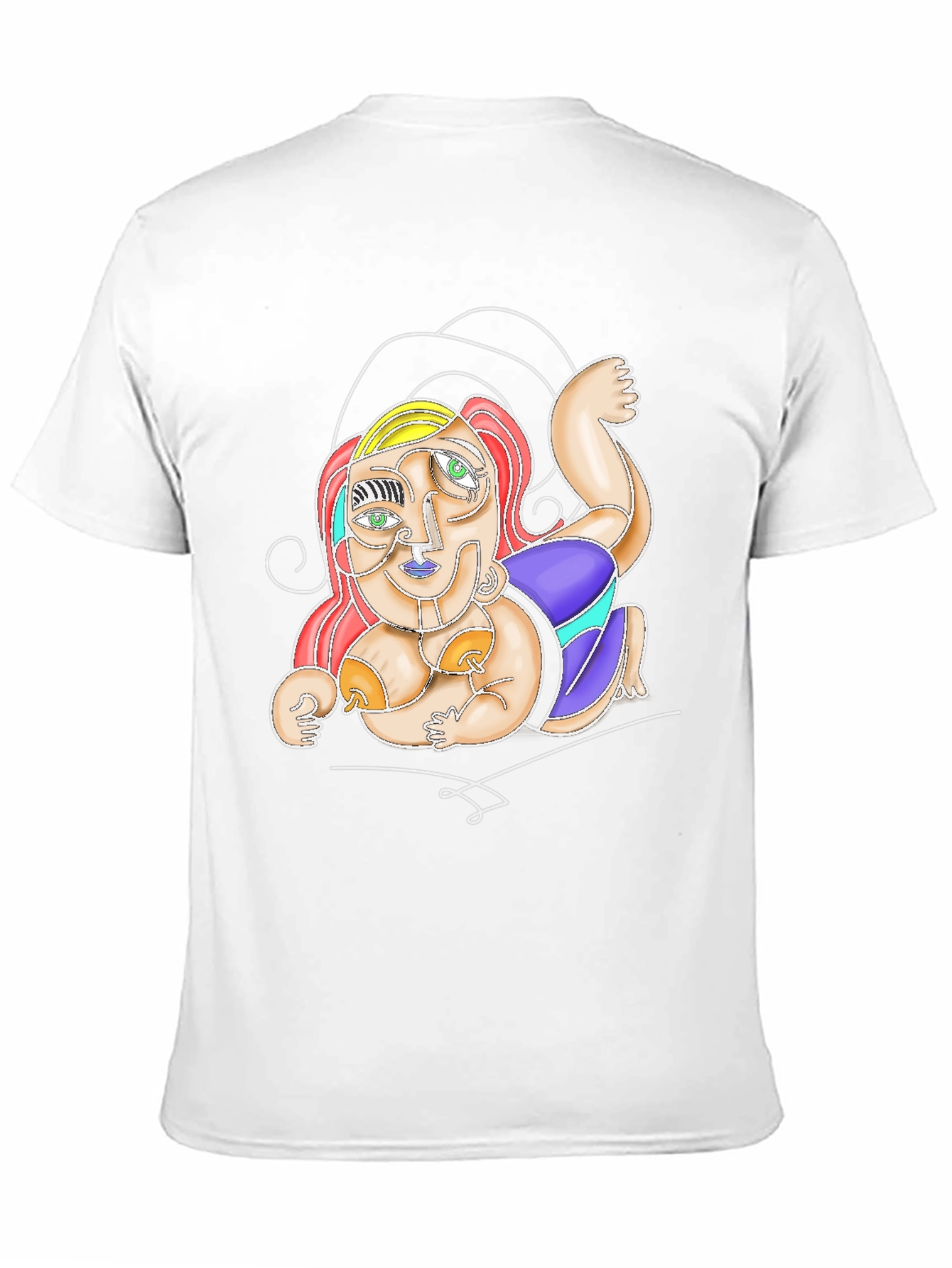 Abstract Art T-Shirt - Unique Artistic Design