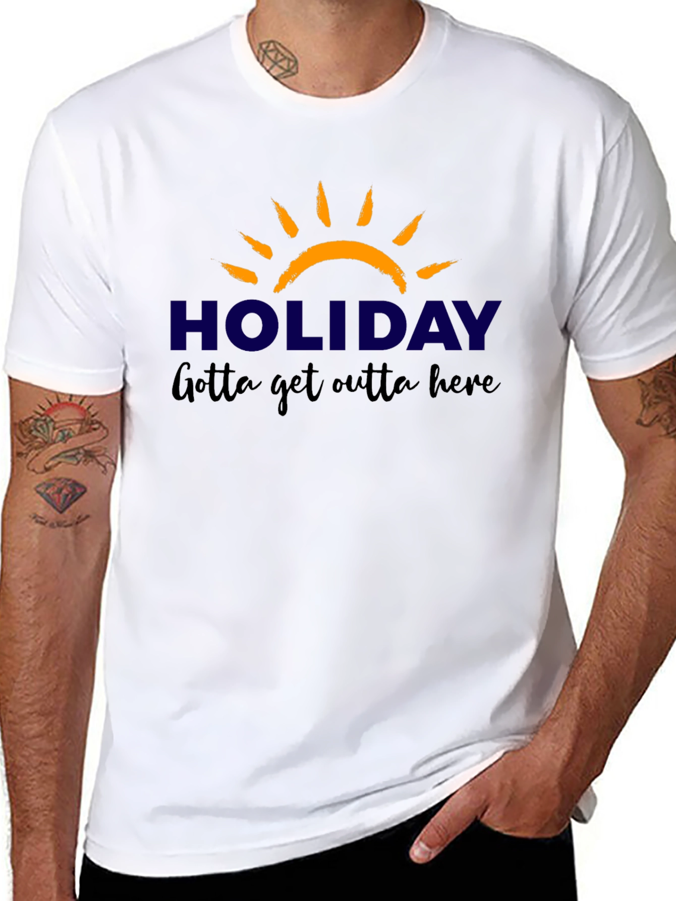 Holiday Graphic Tee - Gotta Get Outta Here