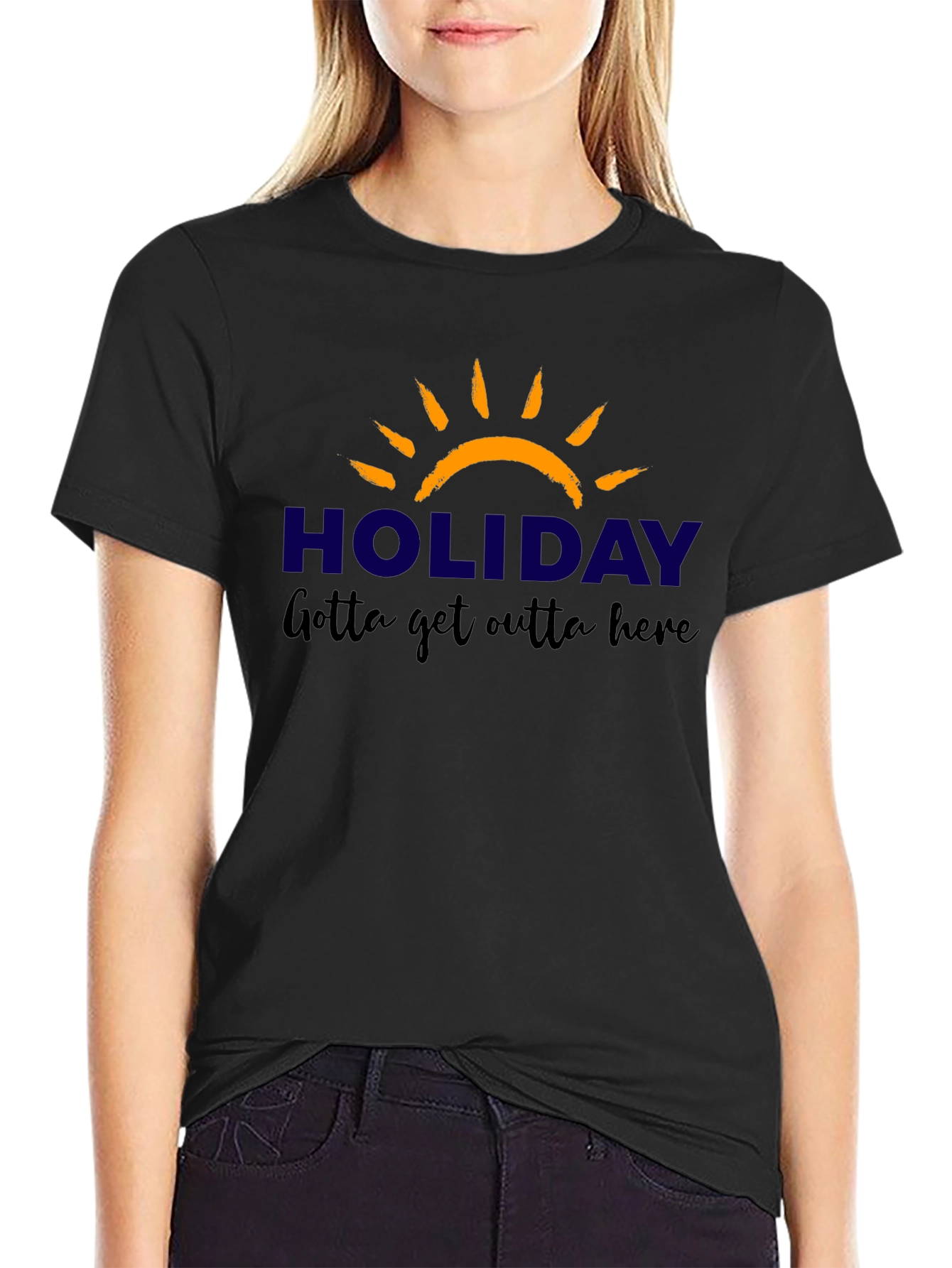 Holiday Graphic Tee - Gotta Get Outta Here