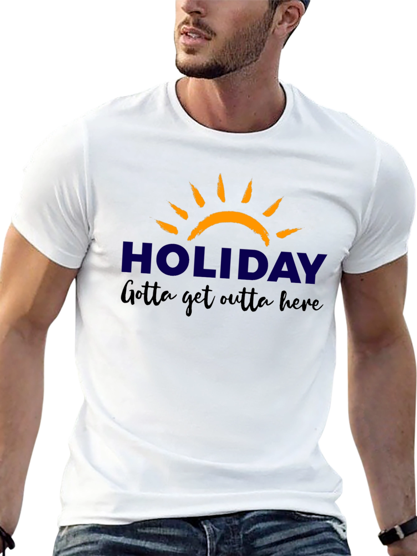 Holiday Graphic Tee - Gotta Get Outta Here