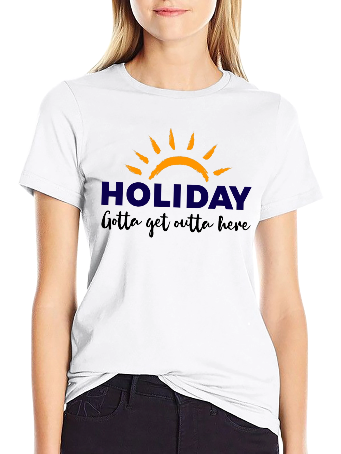 Holiday Graphic Tee - Gotta Get Outta Here