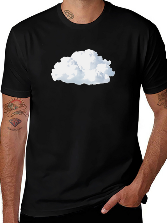 Cloud Graphic Black T-Shirt