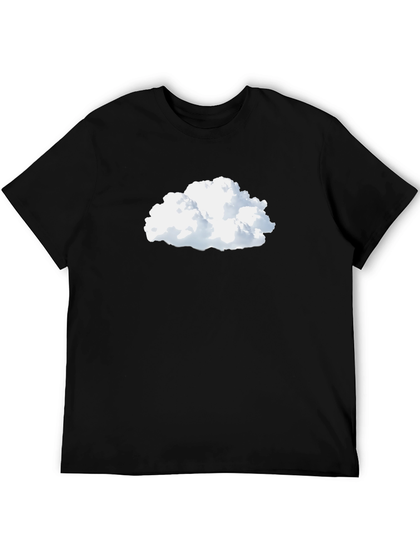 Cloud Graphic Black T-Shirt