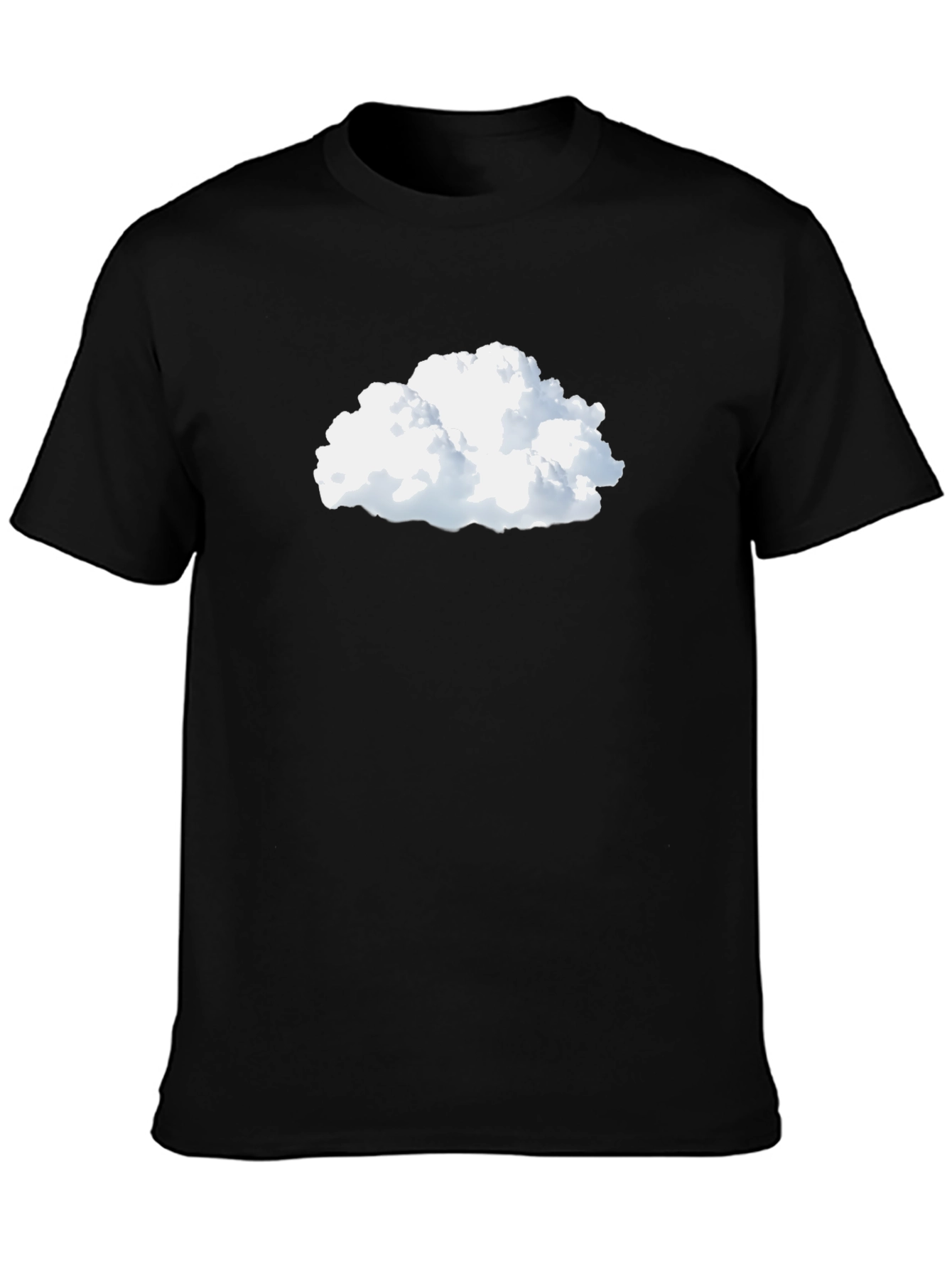 Cloud Graphic Black T-Shirt