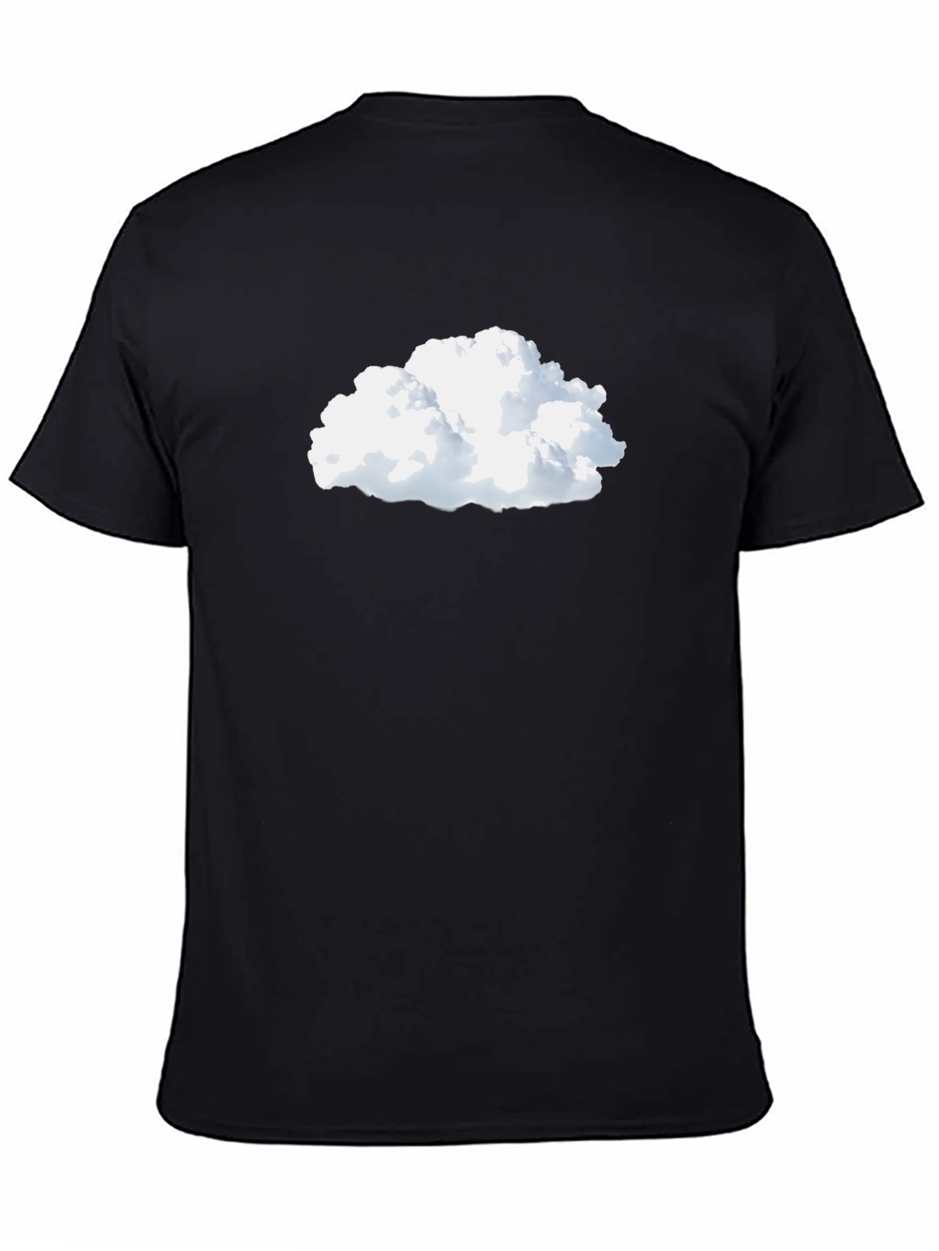 Cloud Graphic Black T-Shirt