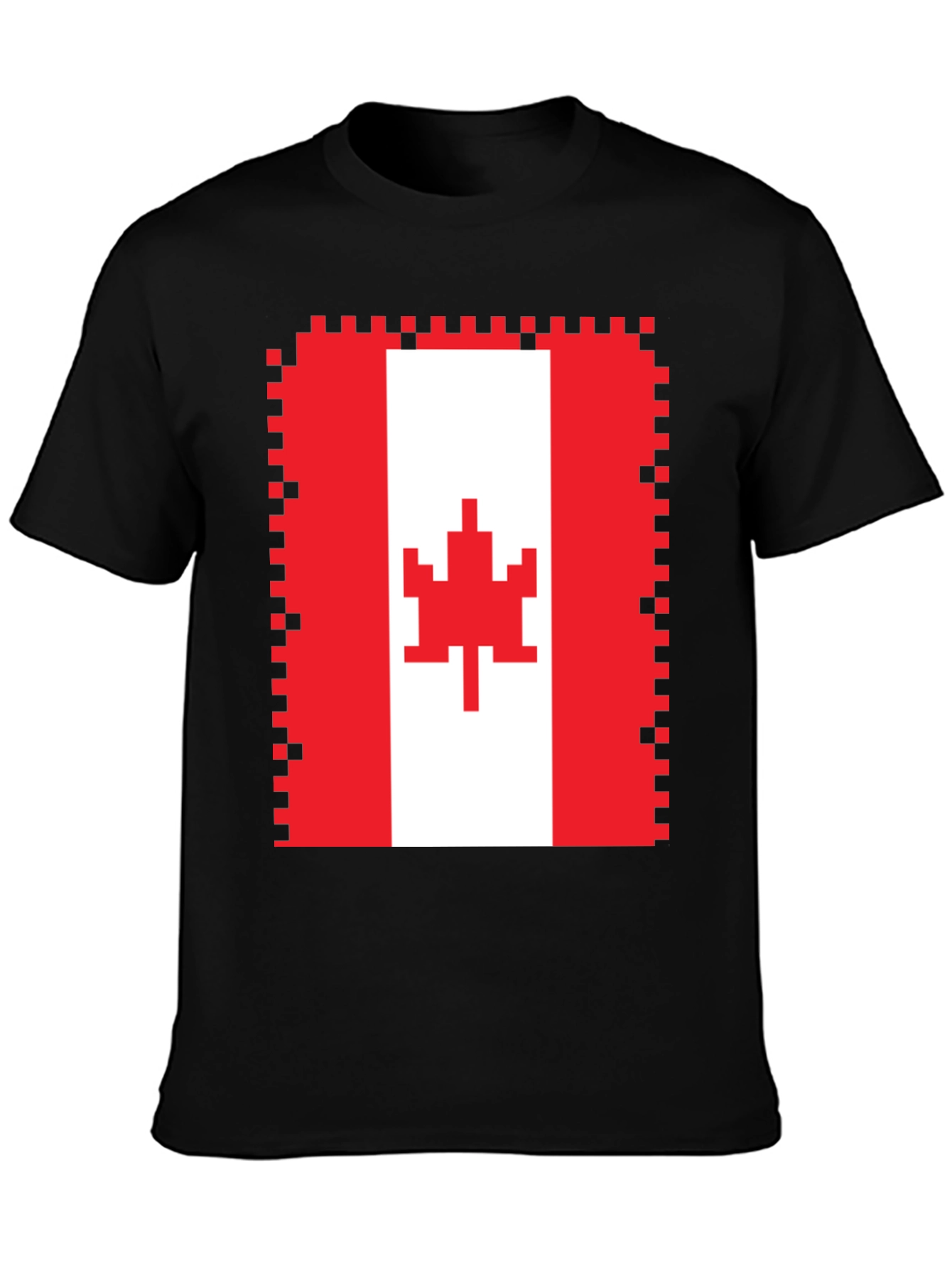 Pixelated Canadian Flag T-Shirt