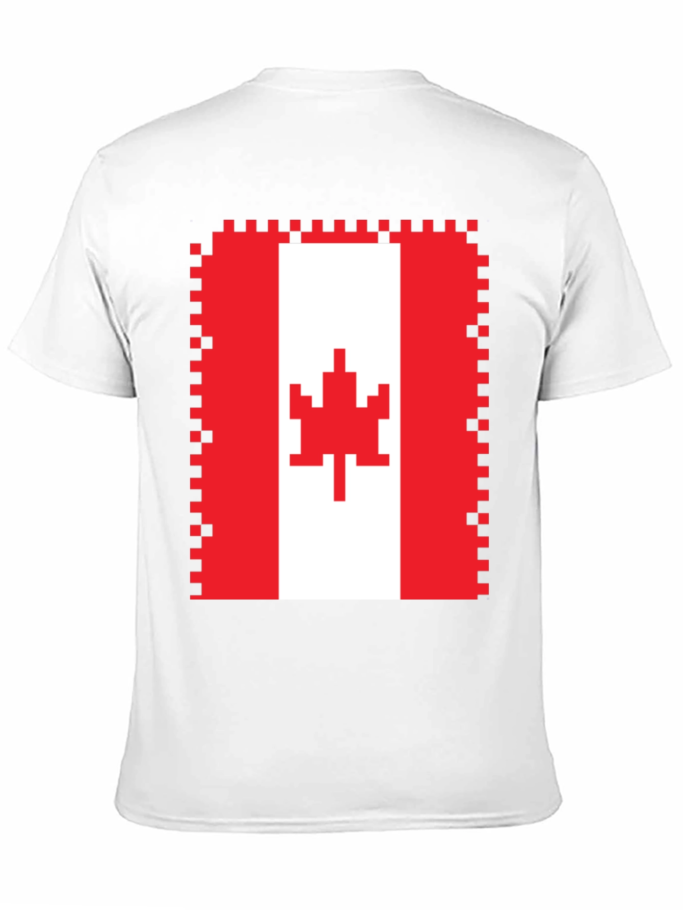 Pixelated Canadian Flag T-Shirt