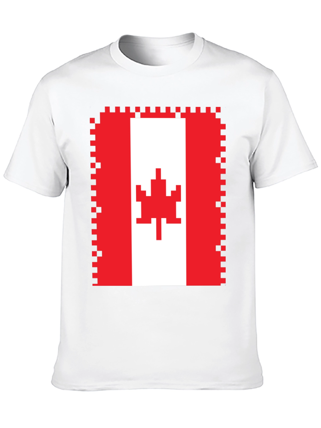 Pixelated Canadian Flag T-Shirt