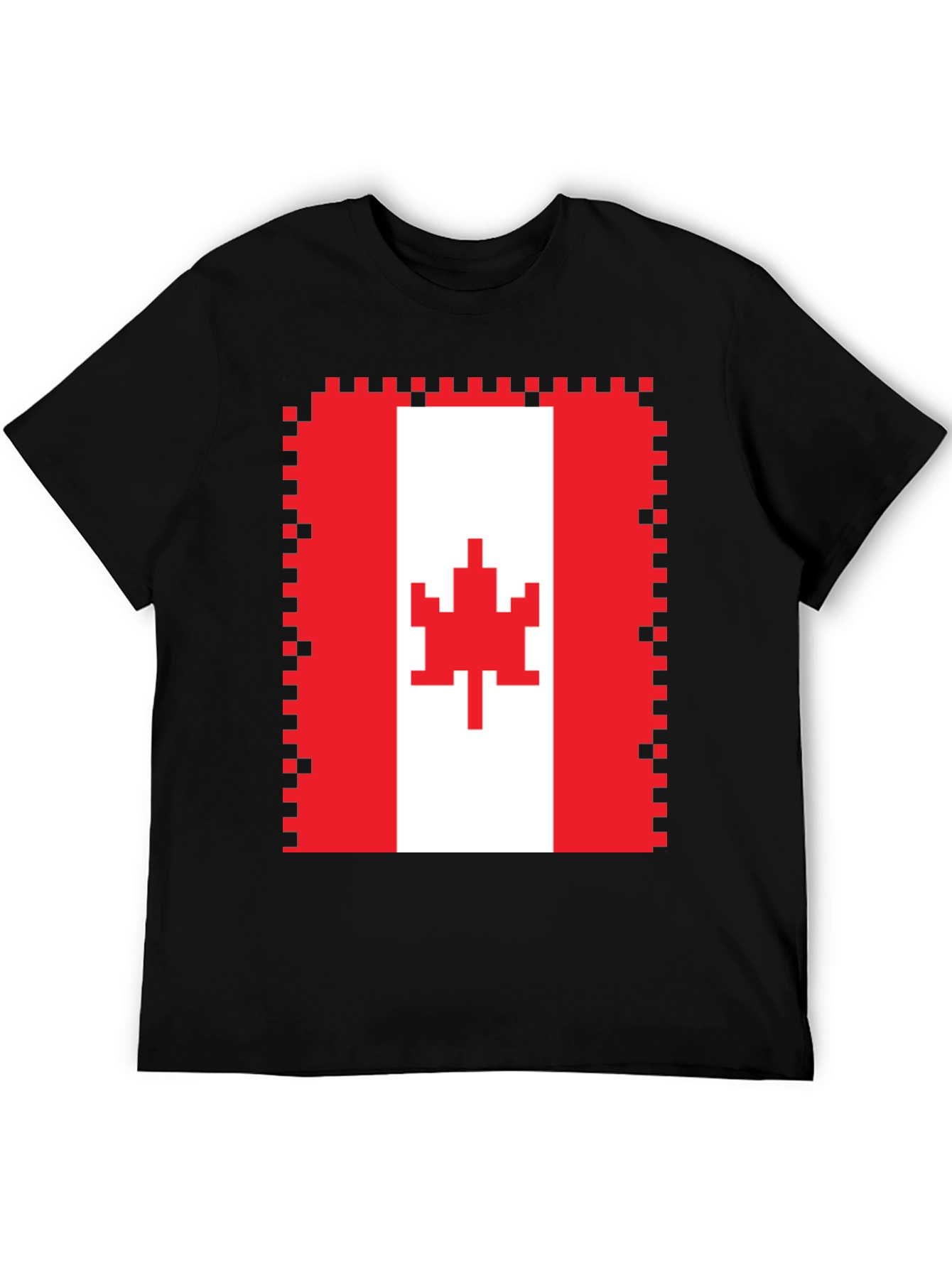Pixelated Canadian Flag T-Shirt