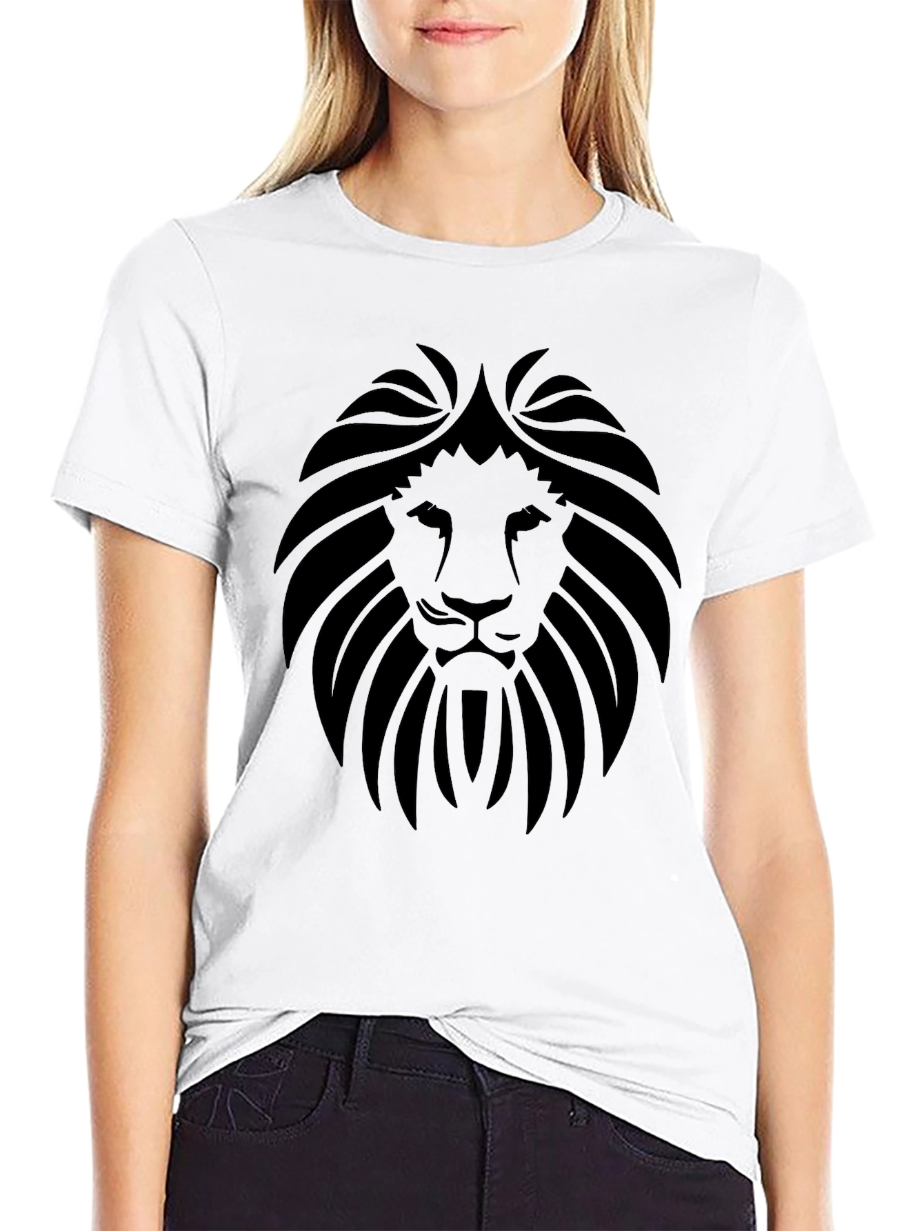 Black Lion Graphic Tee - Modern Mens Style