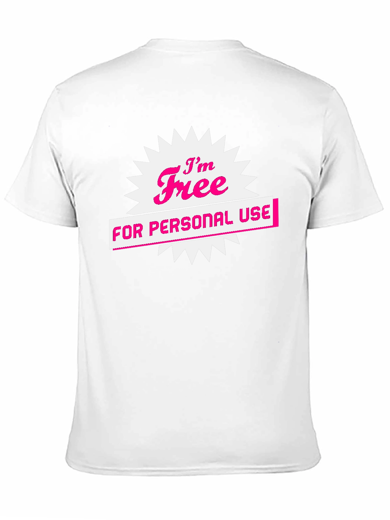 Im Free for Personal Use Black Graphic Tee