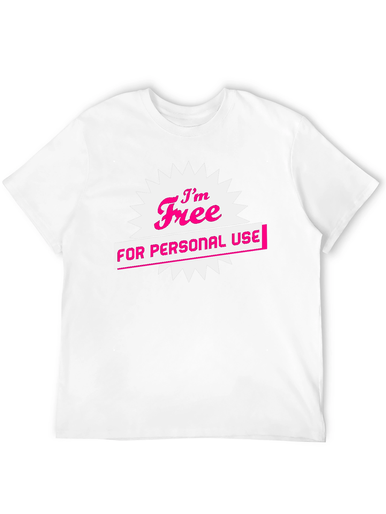Im Free for Personal Use Black Graphic Tee