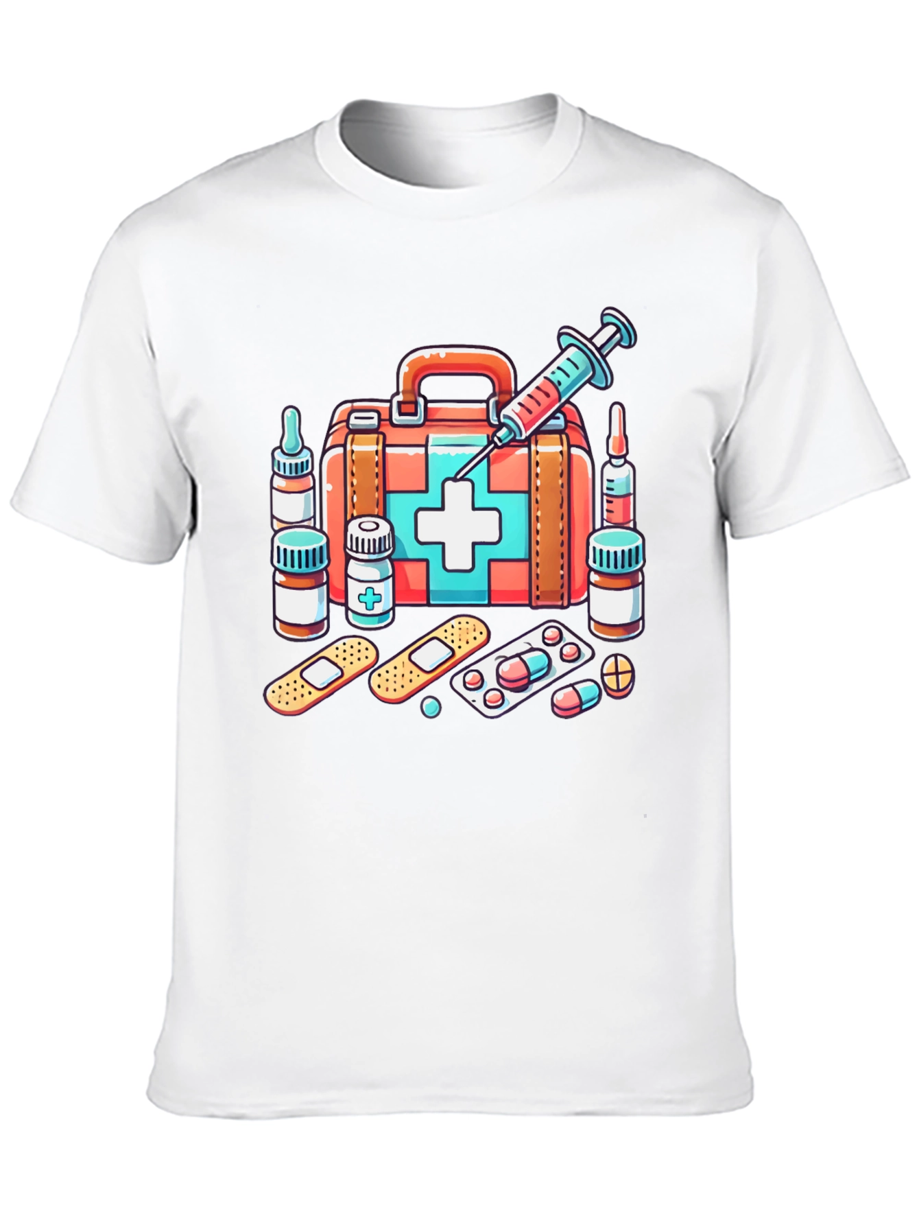 Medical Kit Graphic Tee - Unisex Black T-Shirt