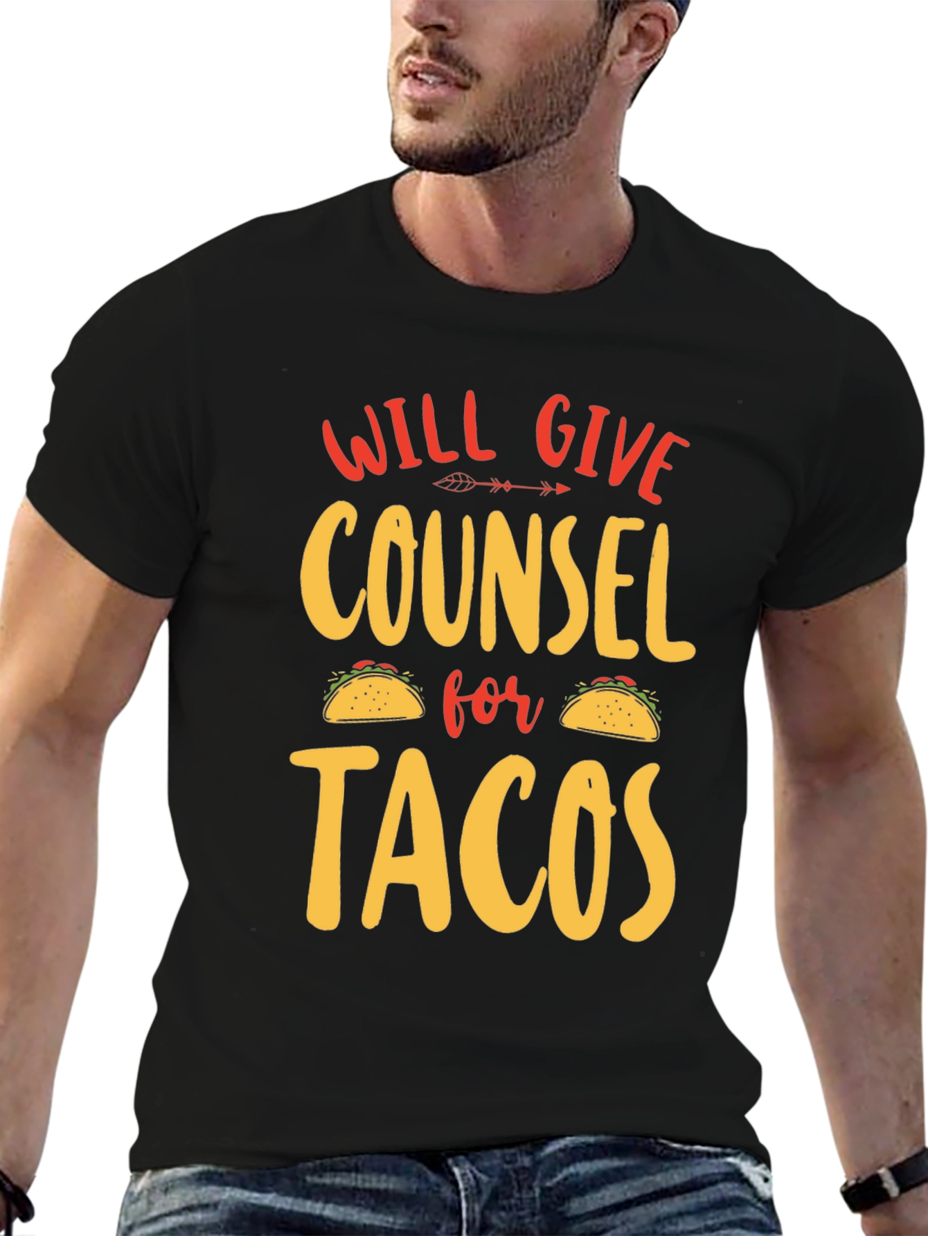 Will Give Counsel For Tacos Graphic Tee
