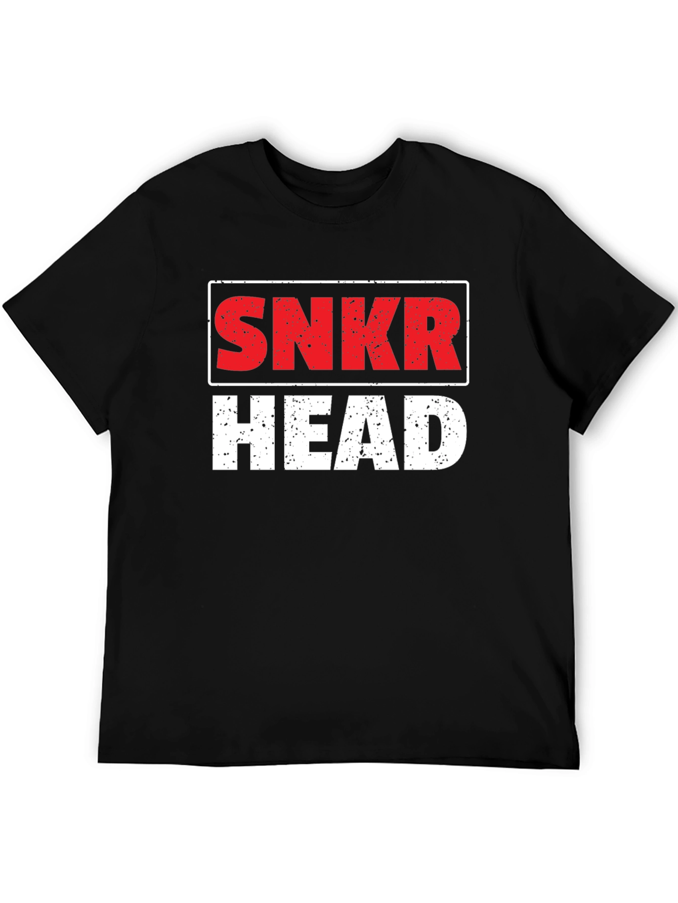 Snkr Head Graphic T-Shirt - Black Cotton Tee