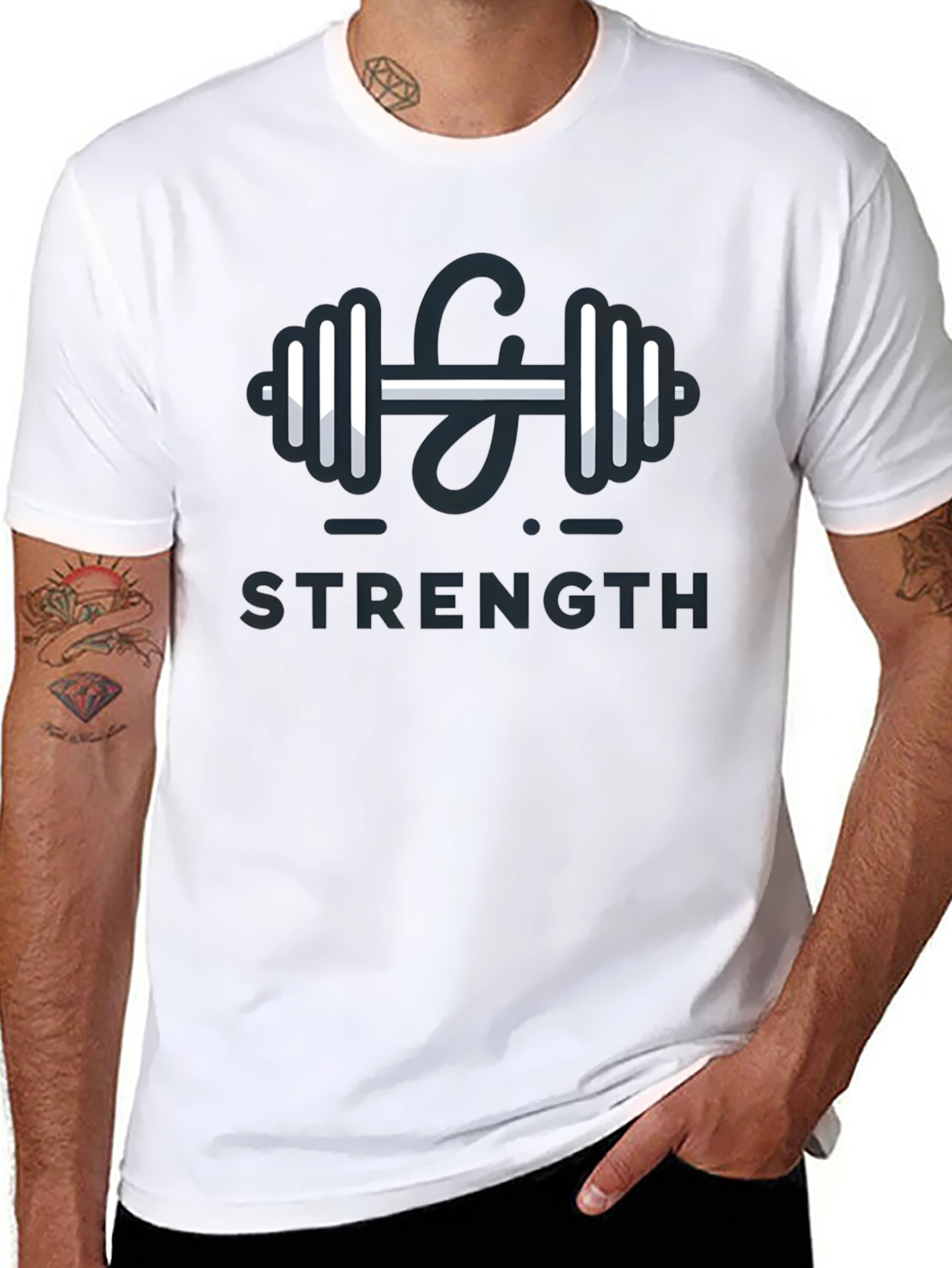 Strength Training T-Shirt - Gym Workout Apparel
