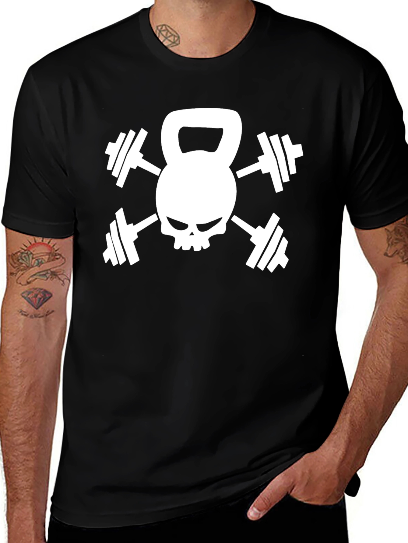 Skullbell T-Shirt: Fitness with an Edge