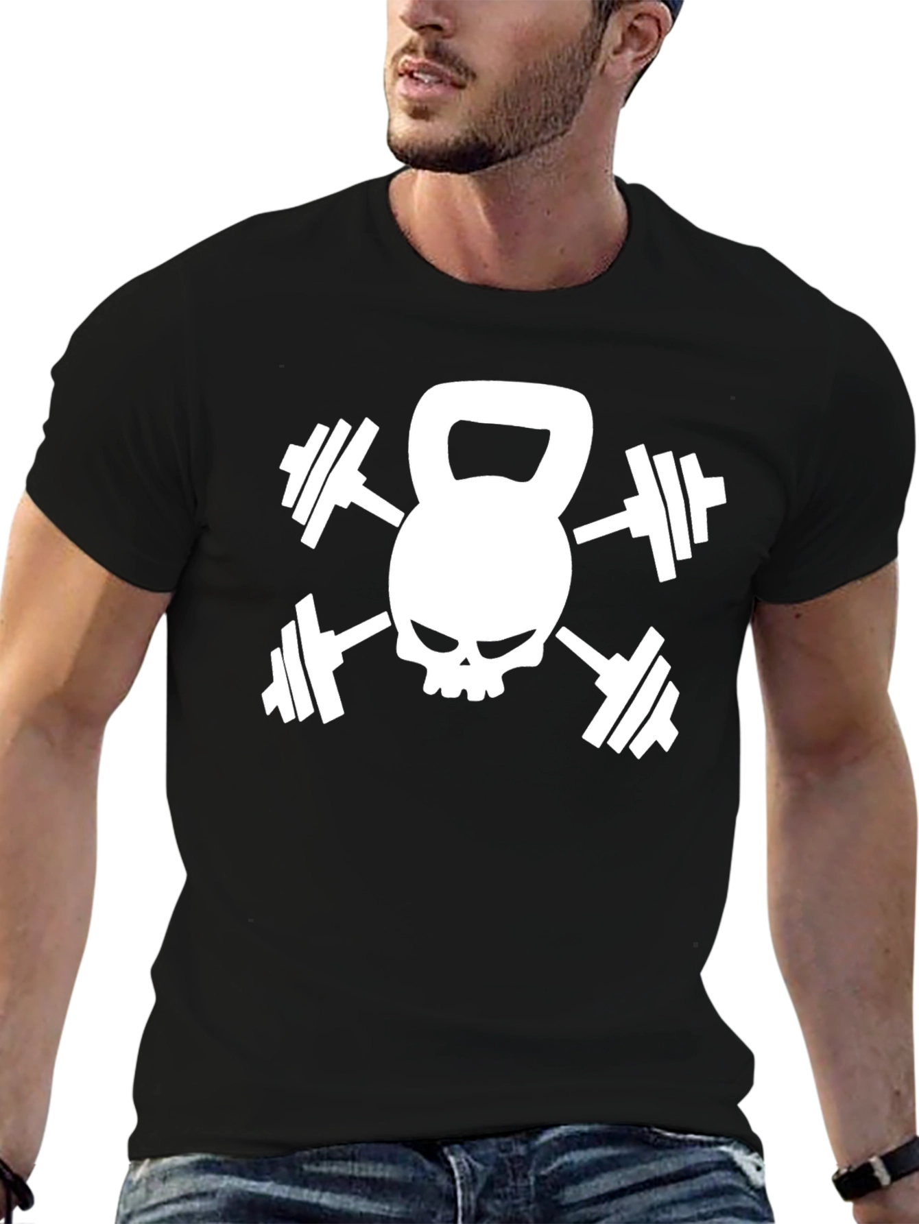 Skullbell T-Shirt: Fitness with an Edge
