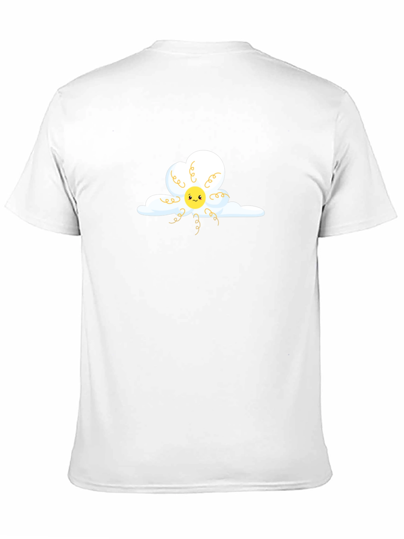 Cloudy Sun T-Shirt - Whimsical Graphic Tee