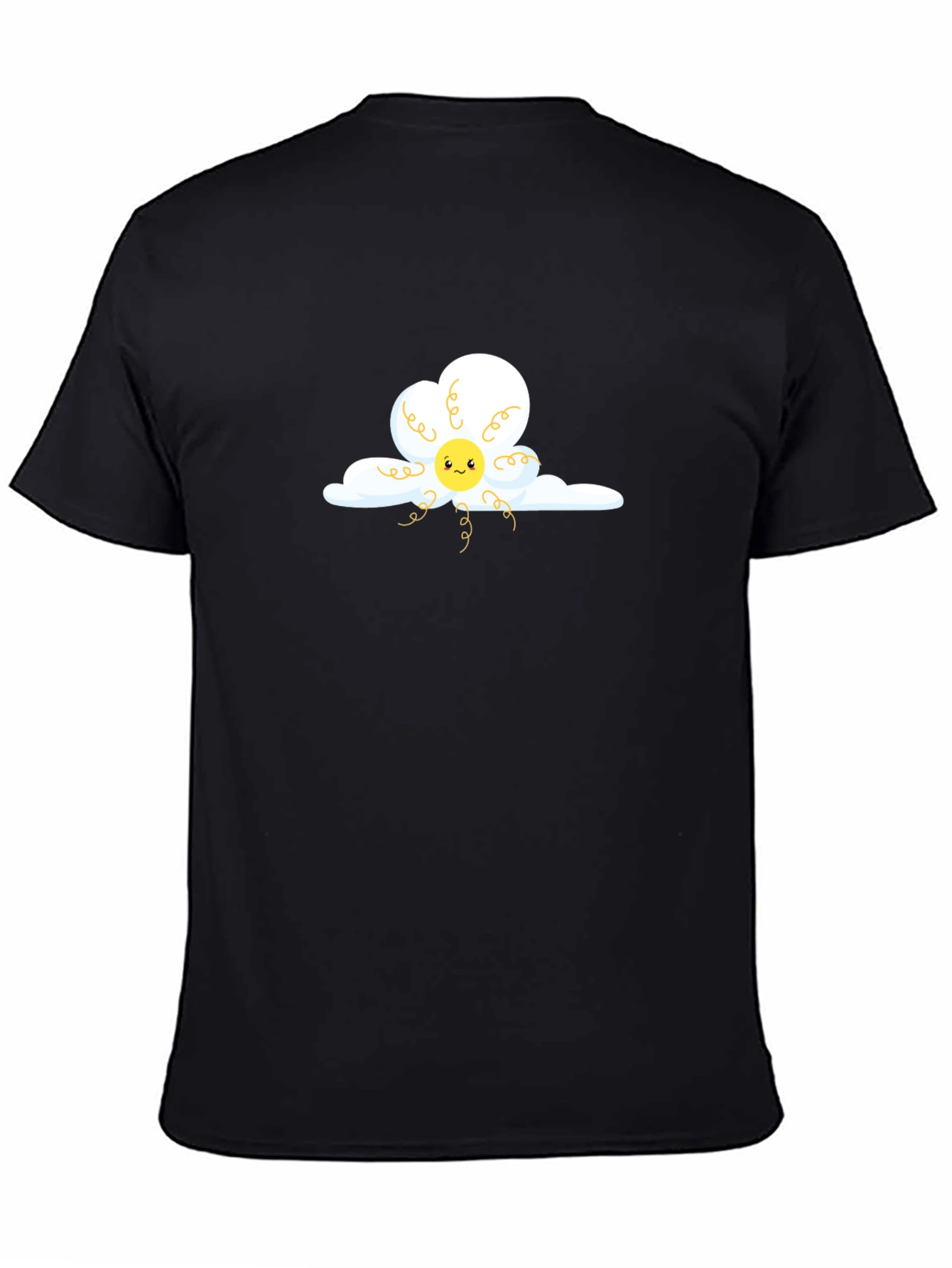Cloudy Sun T-Shirt - Whimsical Graphic Tee