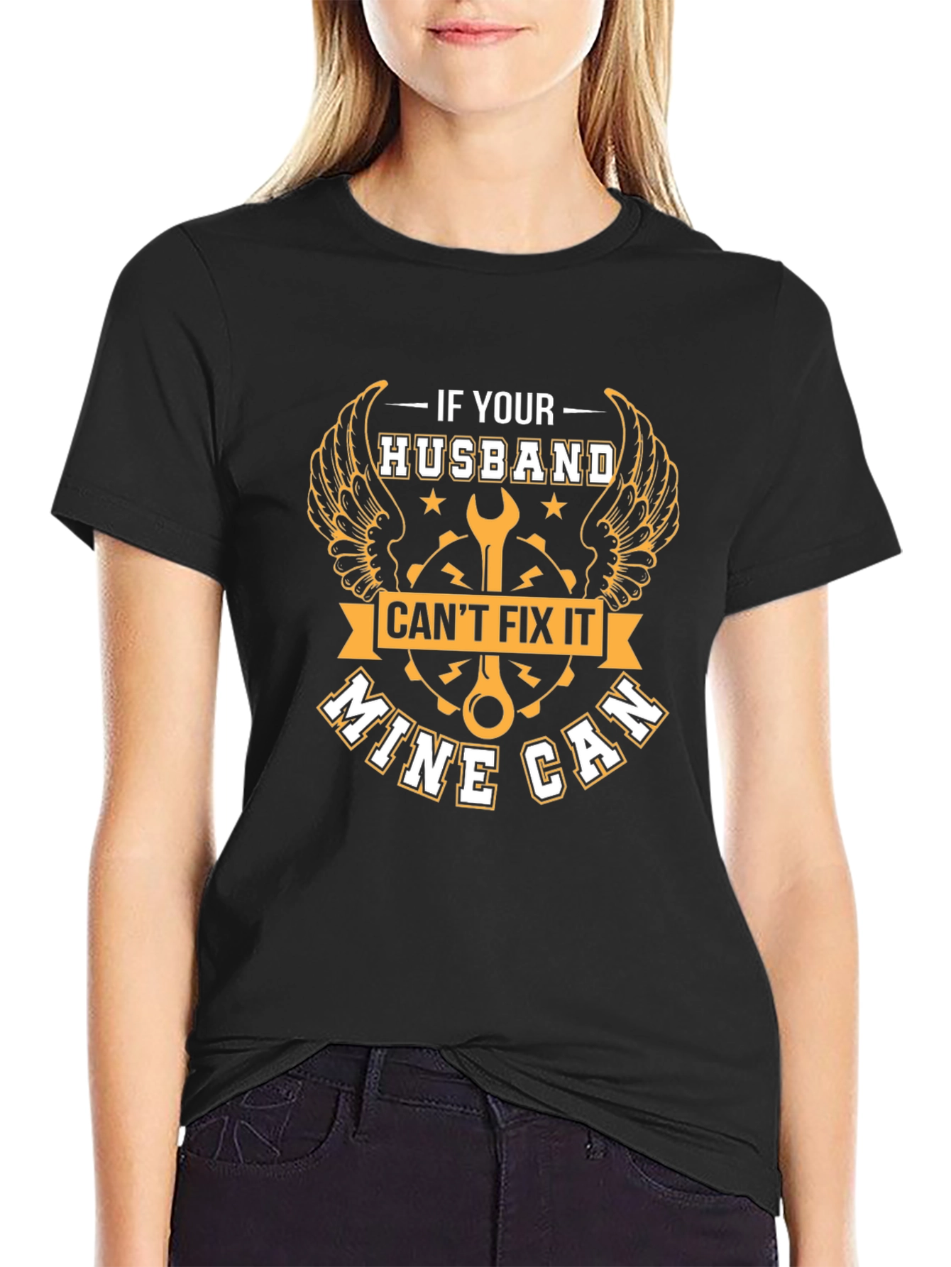 Funny Husband Can Fix It Graphic Tee