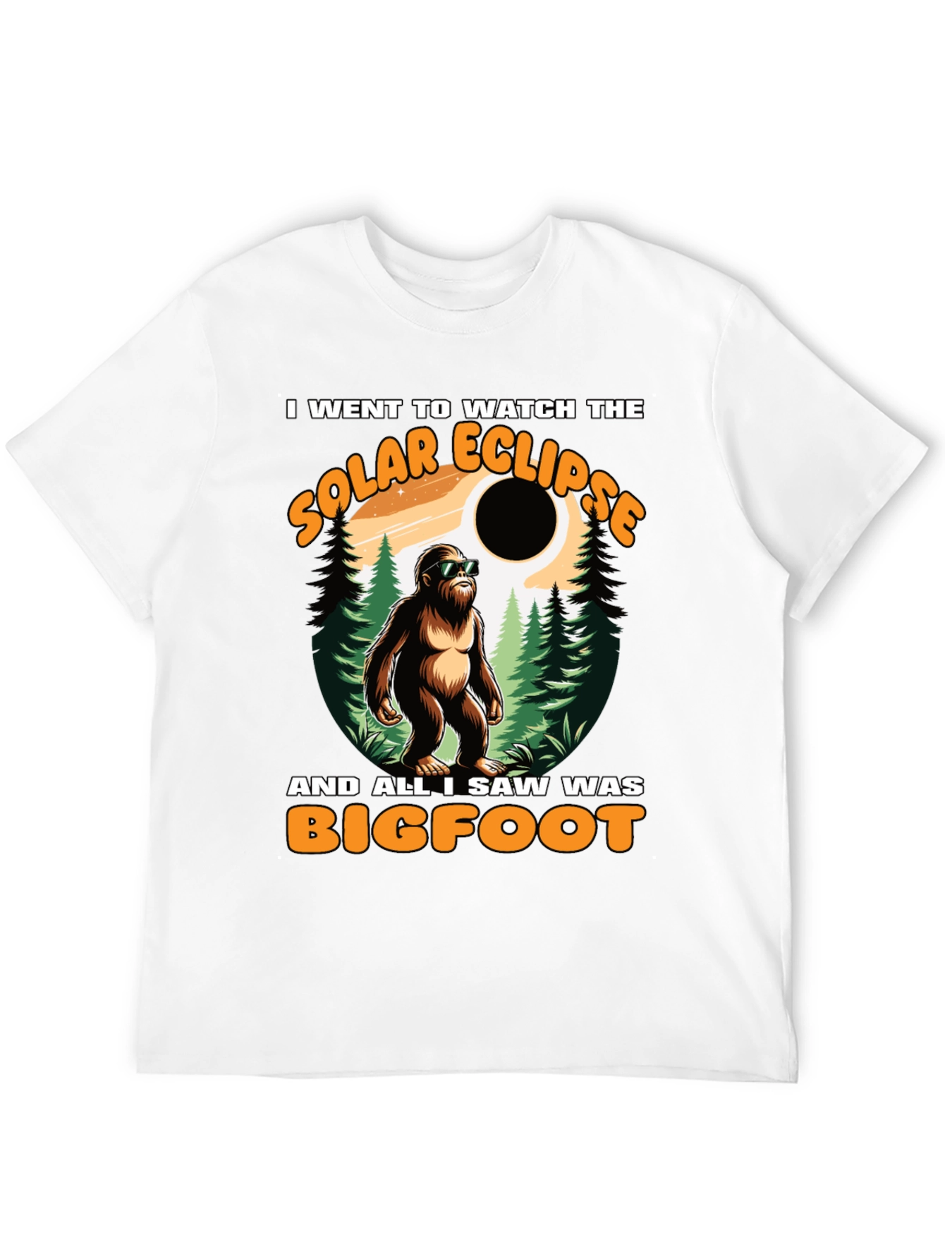 Bigfoot Solar Eclipse T-Shirt