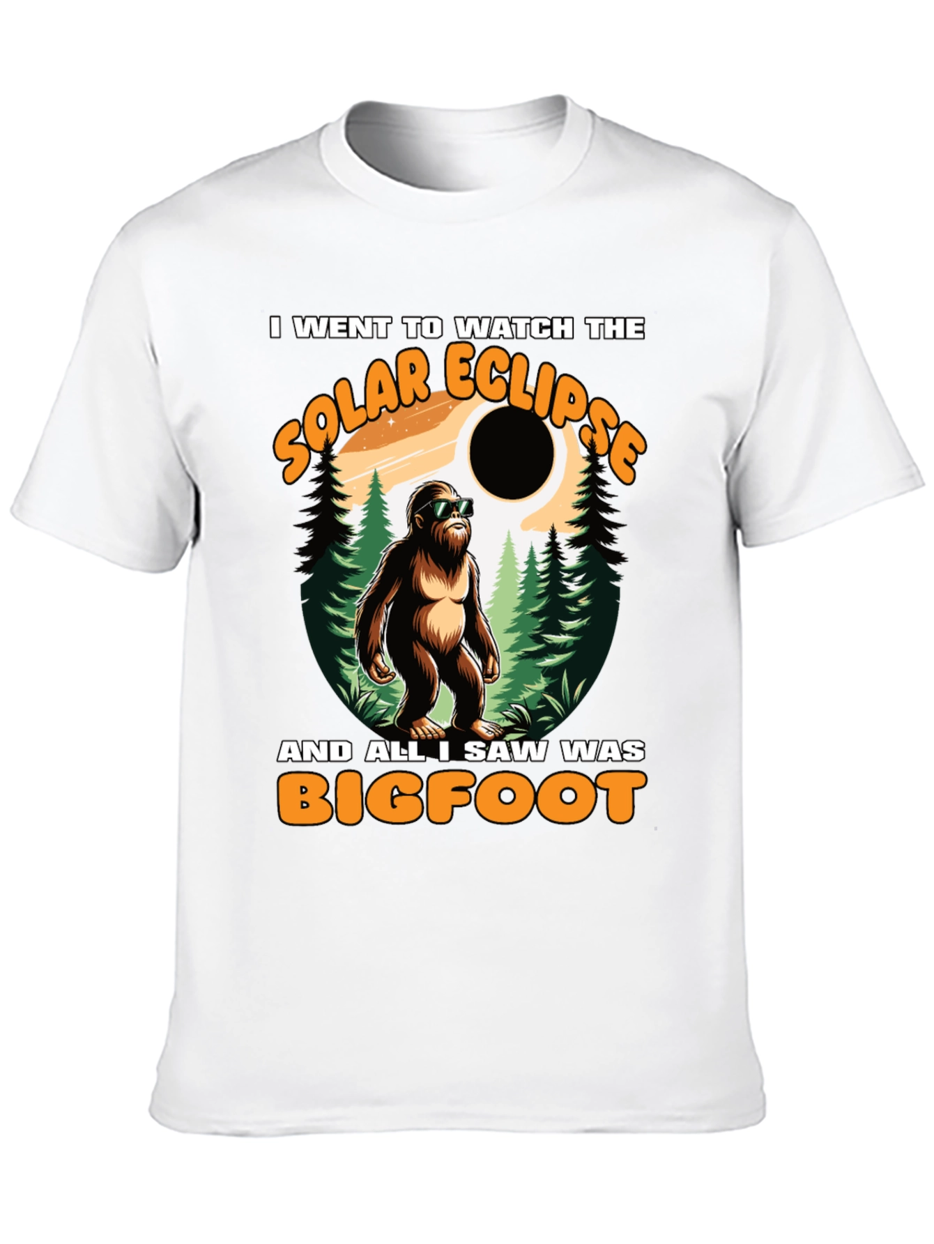 Bigfoot Solar Eclipse T-Shirt