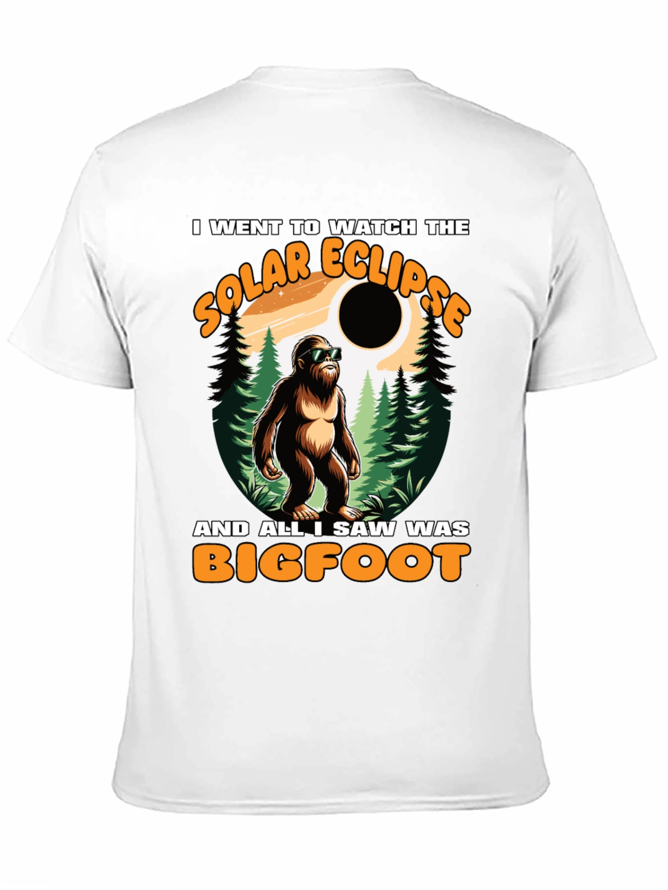 Bigfoot Solar Eclipse T-Shirt