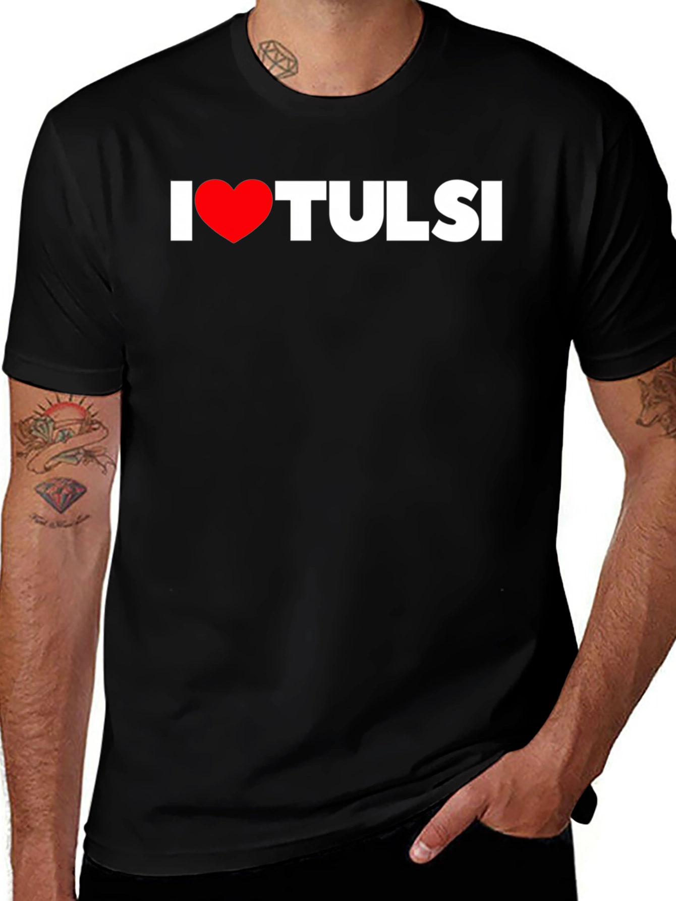 I Heart Tulsi T-Shirt - Classic Black Tee