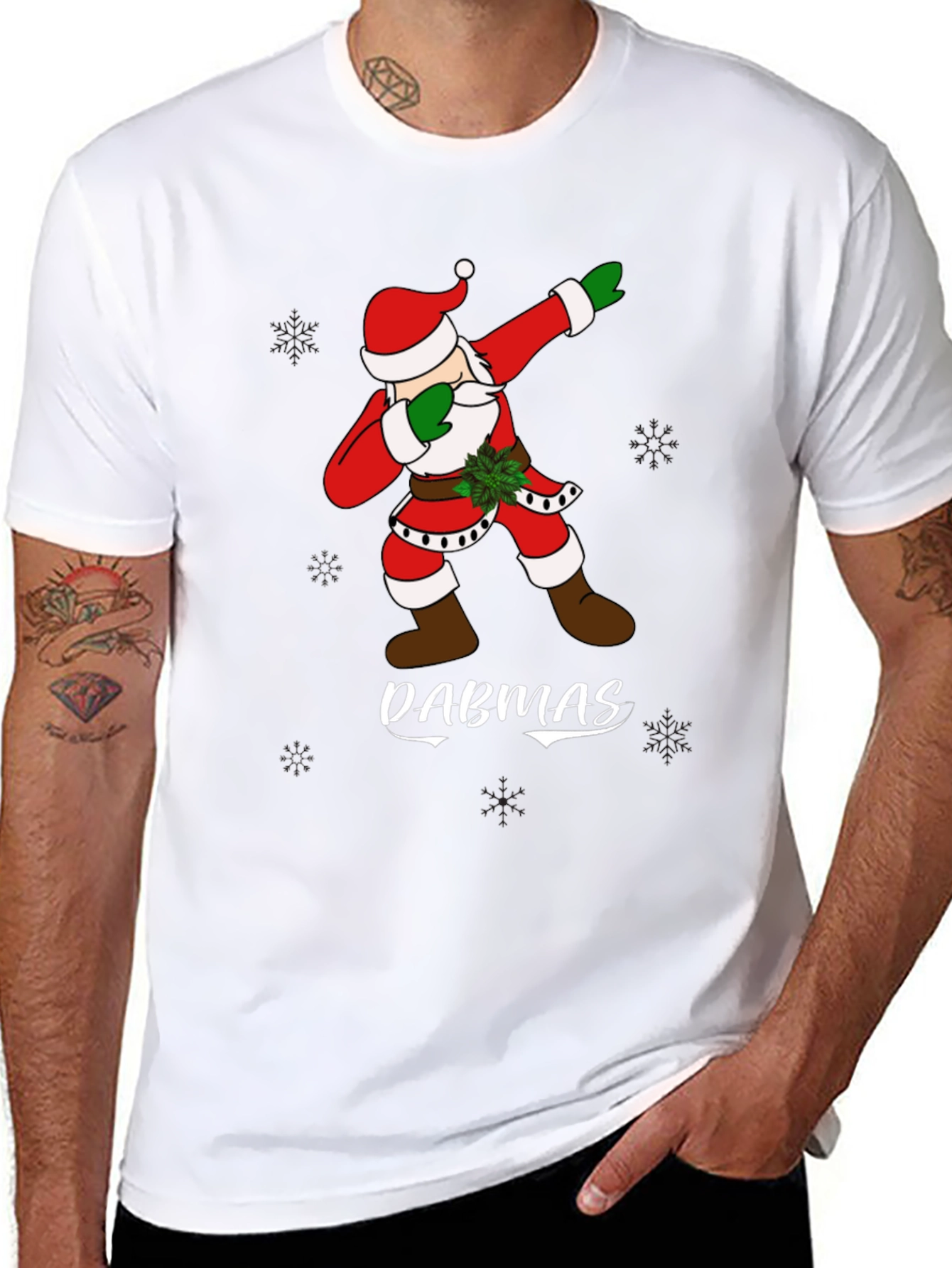 Dabmas Santa Dabbing Christmas Holiday T-Shirt