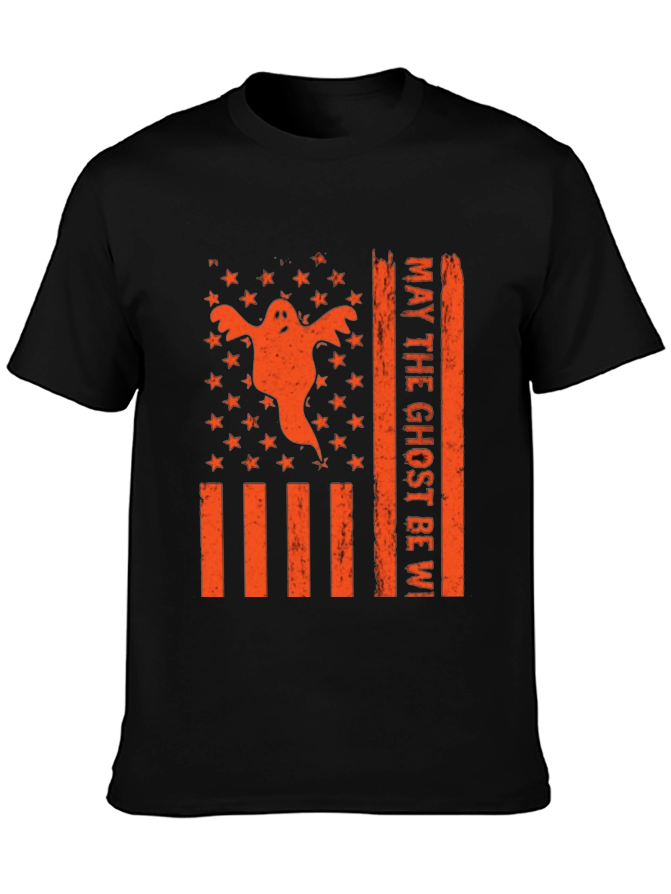 Halloween Ghost Flag T-Shirt
