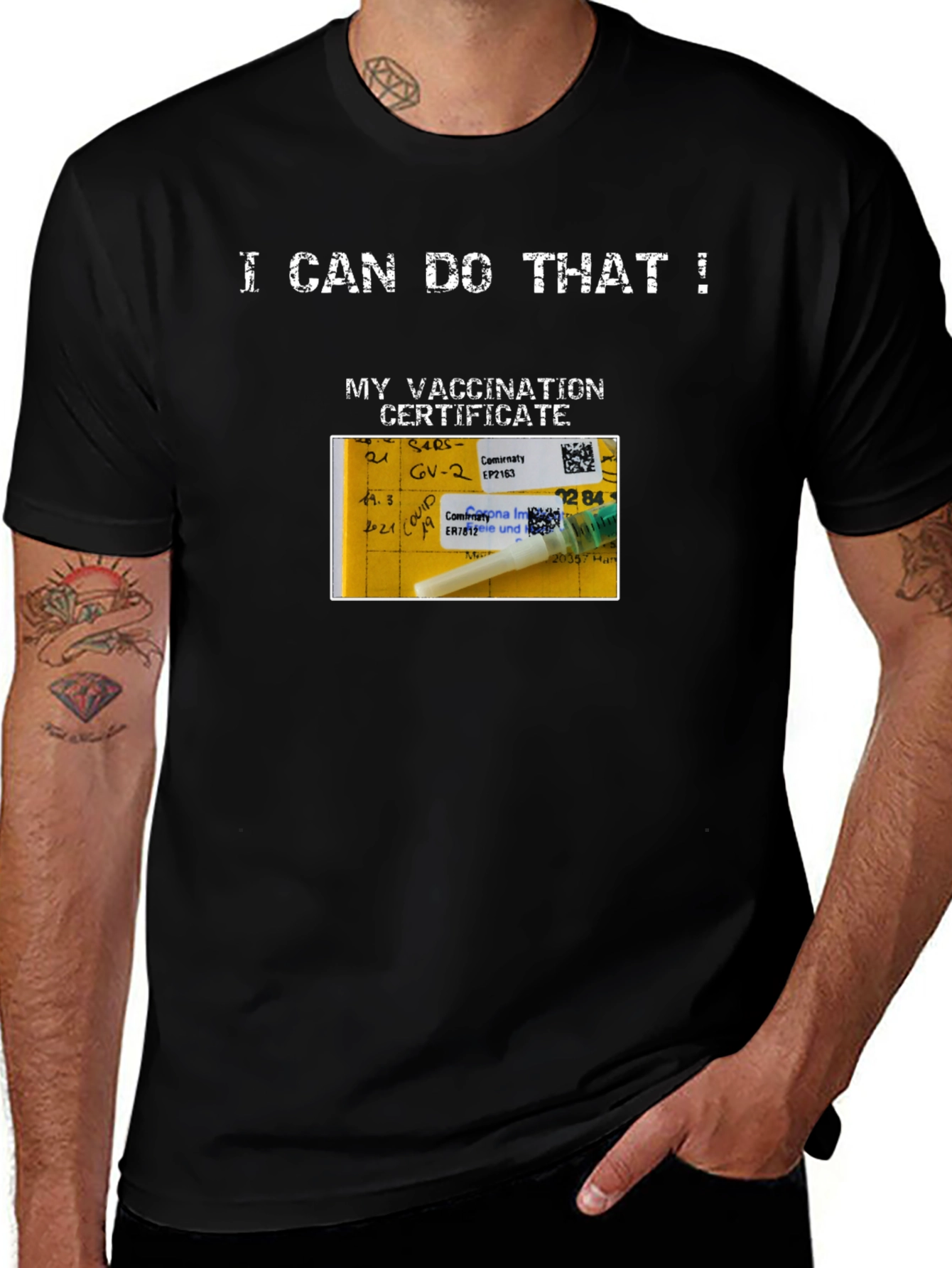I Can Do That! Vaccination Certificate T-Shirt
