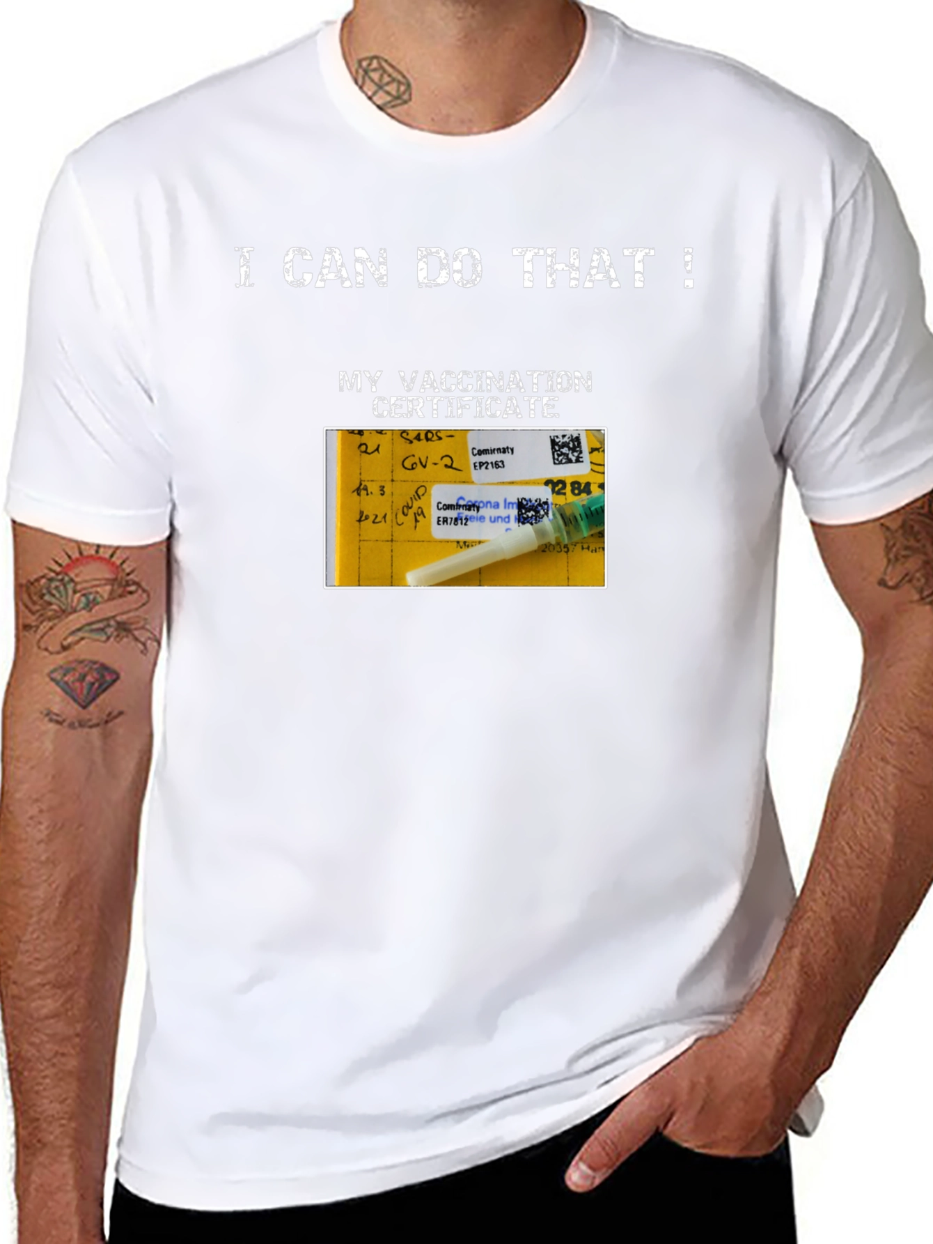 I Can Do That! Vaccination Certificate T-Shirt