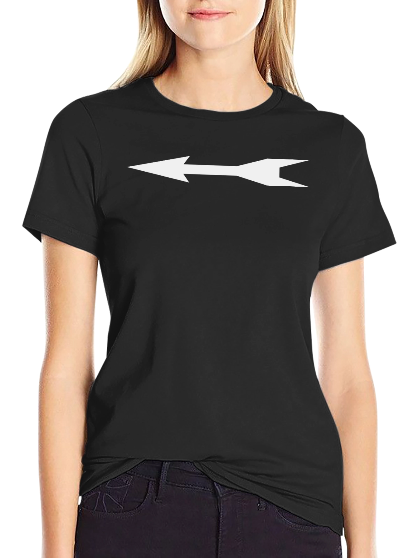 Arrow Graphic Black T-Shirt