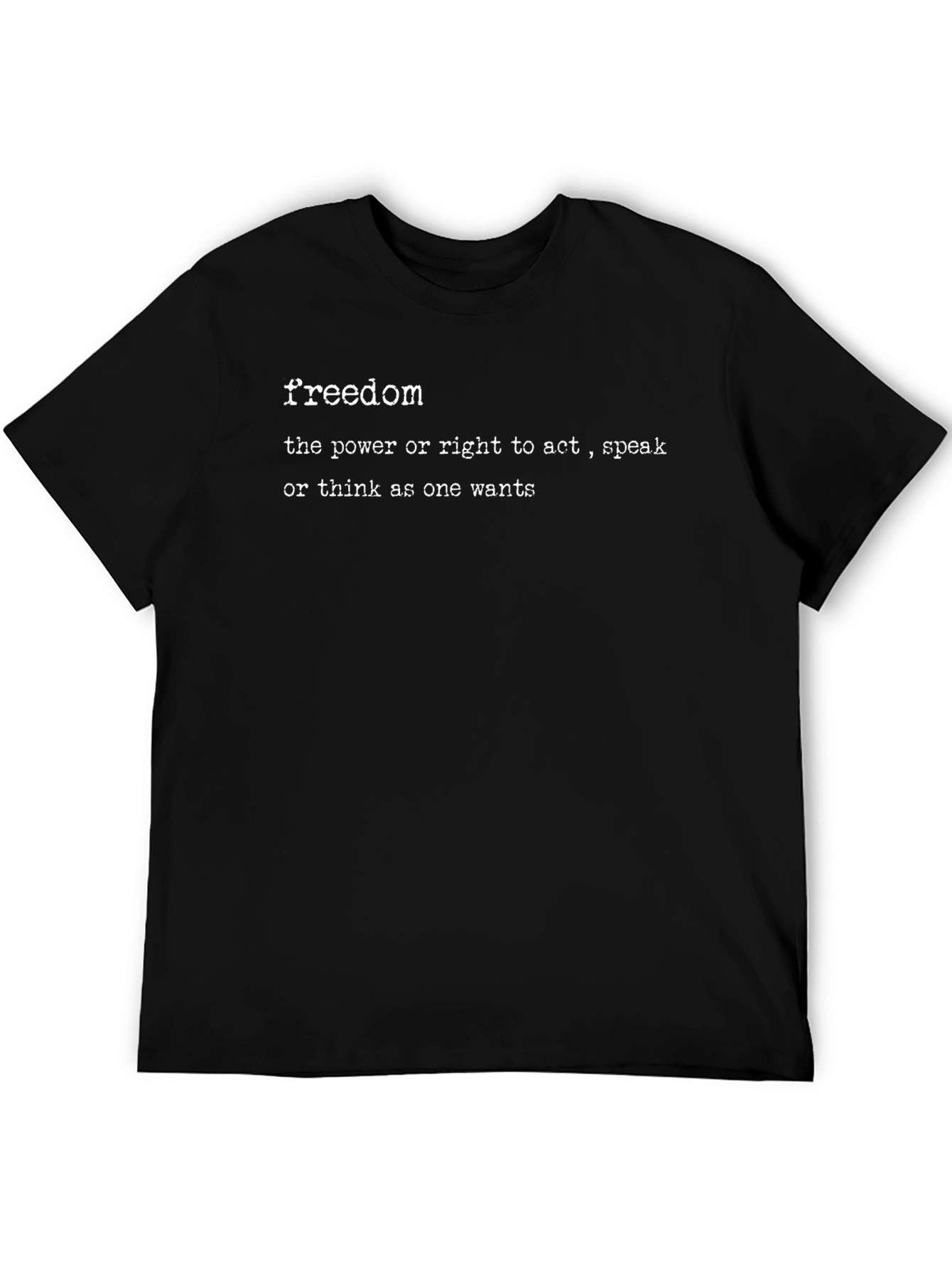 Freedom Definition Graphic T-Shirt