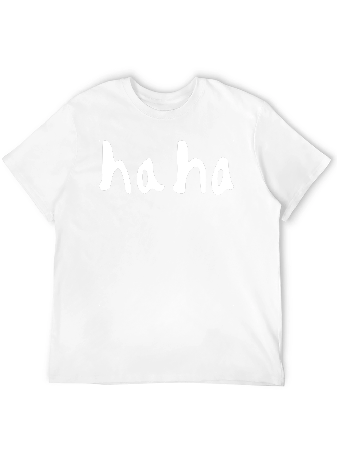 Haha Graphic Tee - Classic Humor T-Shirt