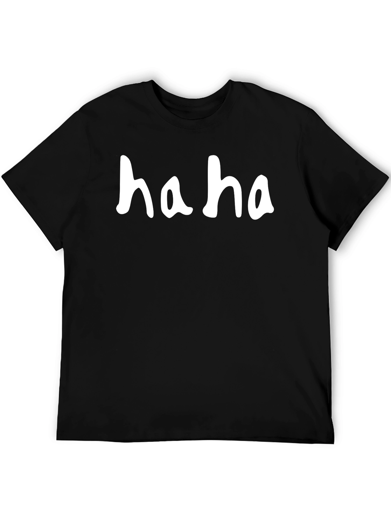 Haha Graphic Tee - Classic Humor T-Shirt