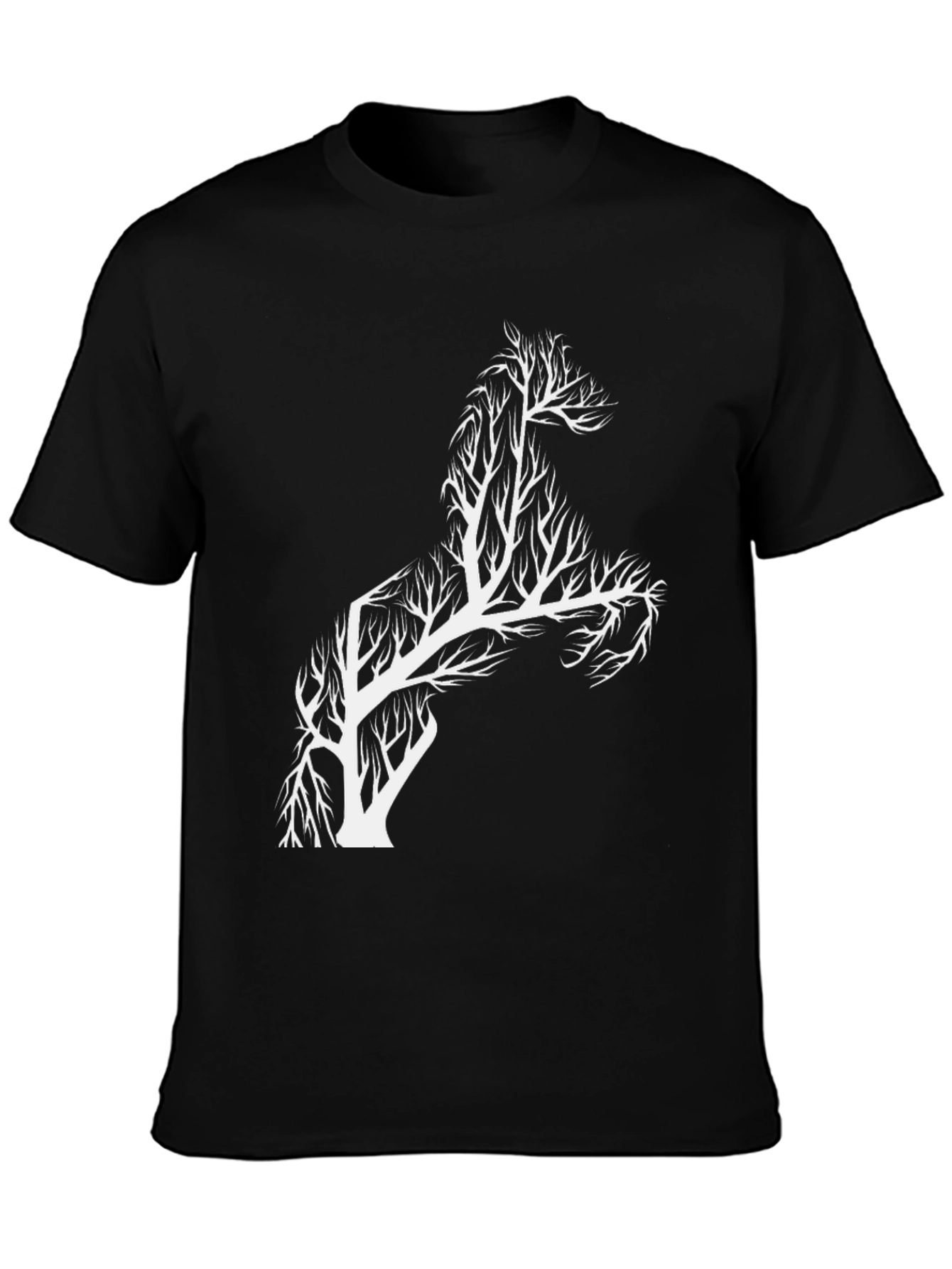 Horse Tree T-Shirt - Unique Graphic Tee